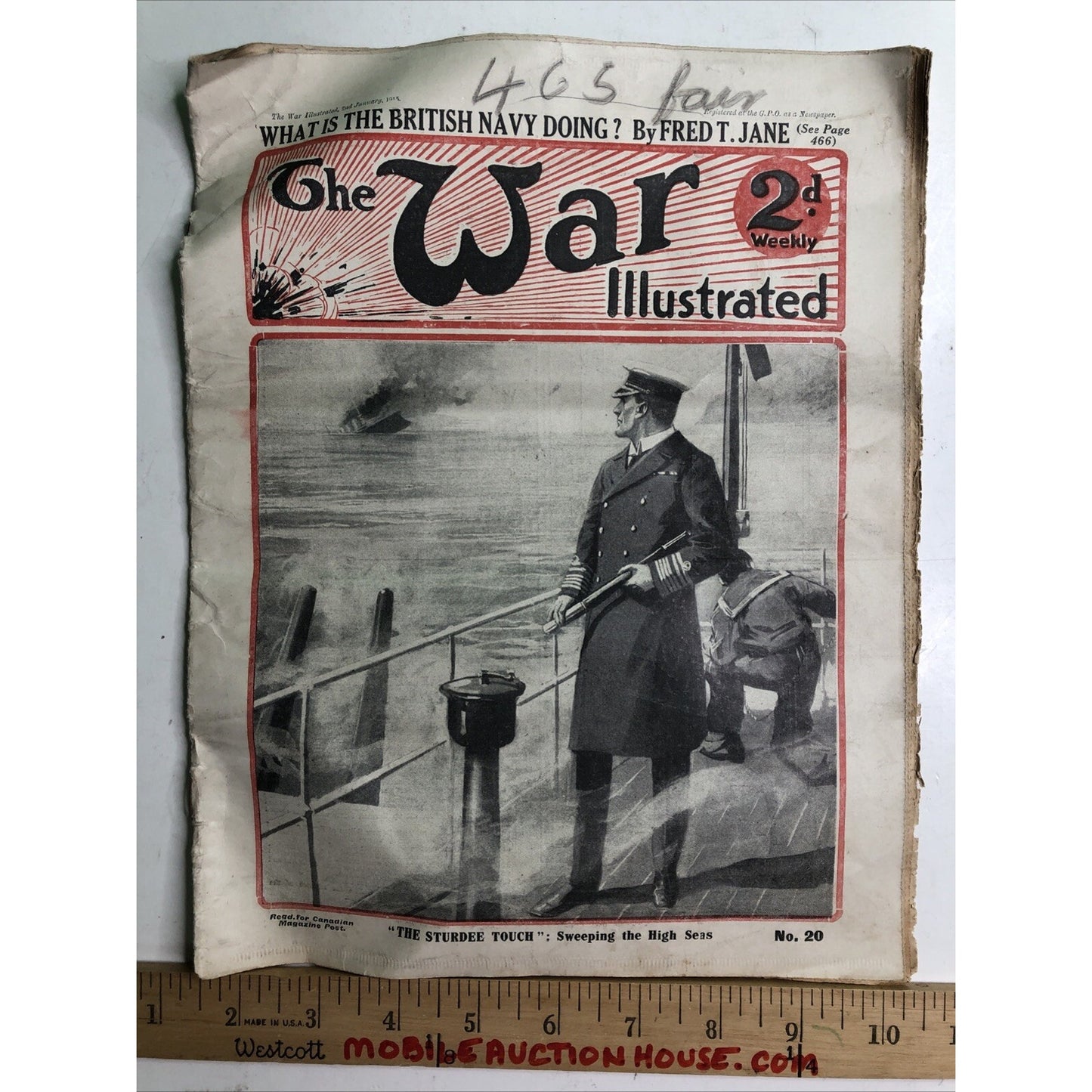January 1915 The War Illustrated No. 20 WW1 Era Newspaper Periodical