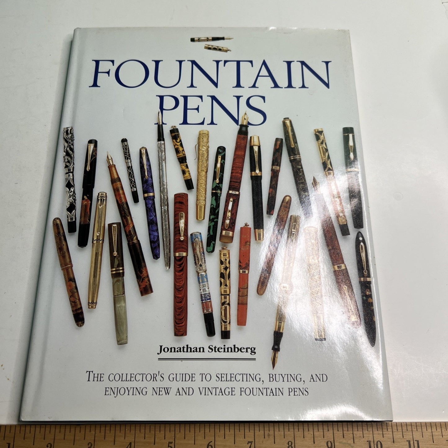 FOUNTAIN PENS COLLECTOR'S GUIDE BY JONATHAN STEINBERG 1994 HC DJ ILLUSTRATED