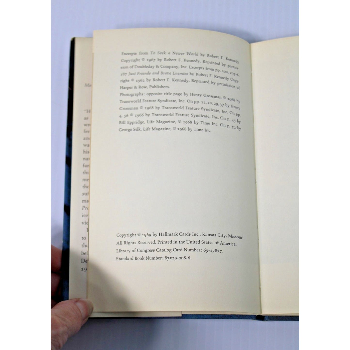 Robert F. Kennedy: Promises to Keep, 1969, First Edition First Printing, HC/ DJ