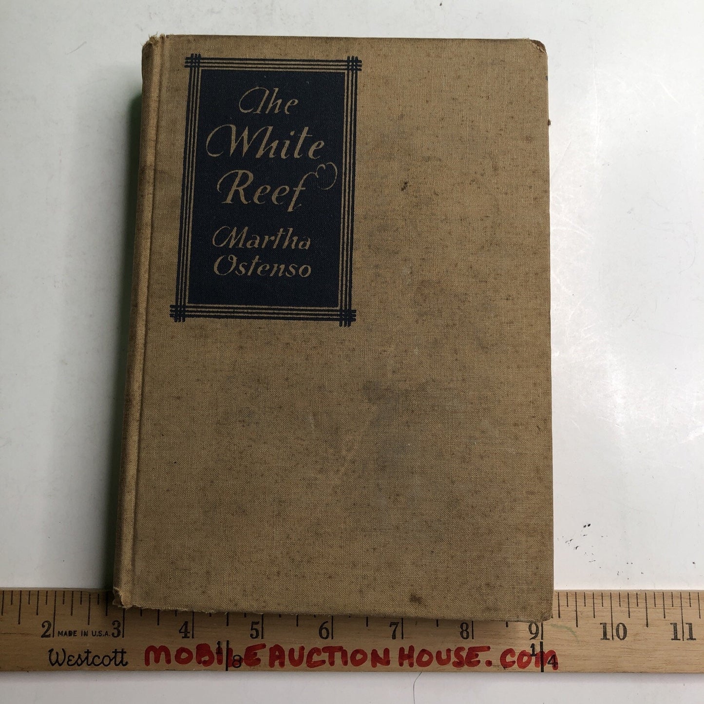 The White Reef by Martha Ostenso Hardcover Book 1934 US Edition