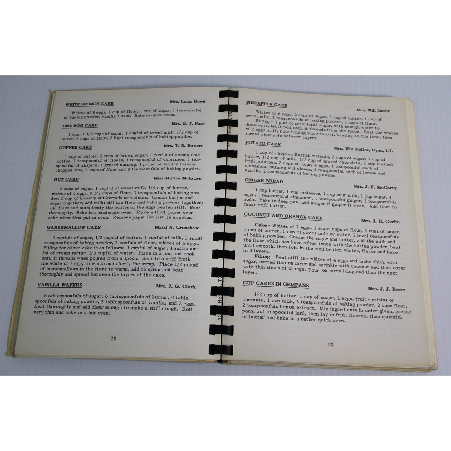 Vintage 1992 Nocona Texas Cookbook- Women of First Presbyterian Church