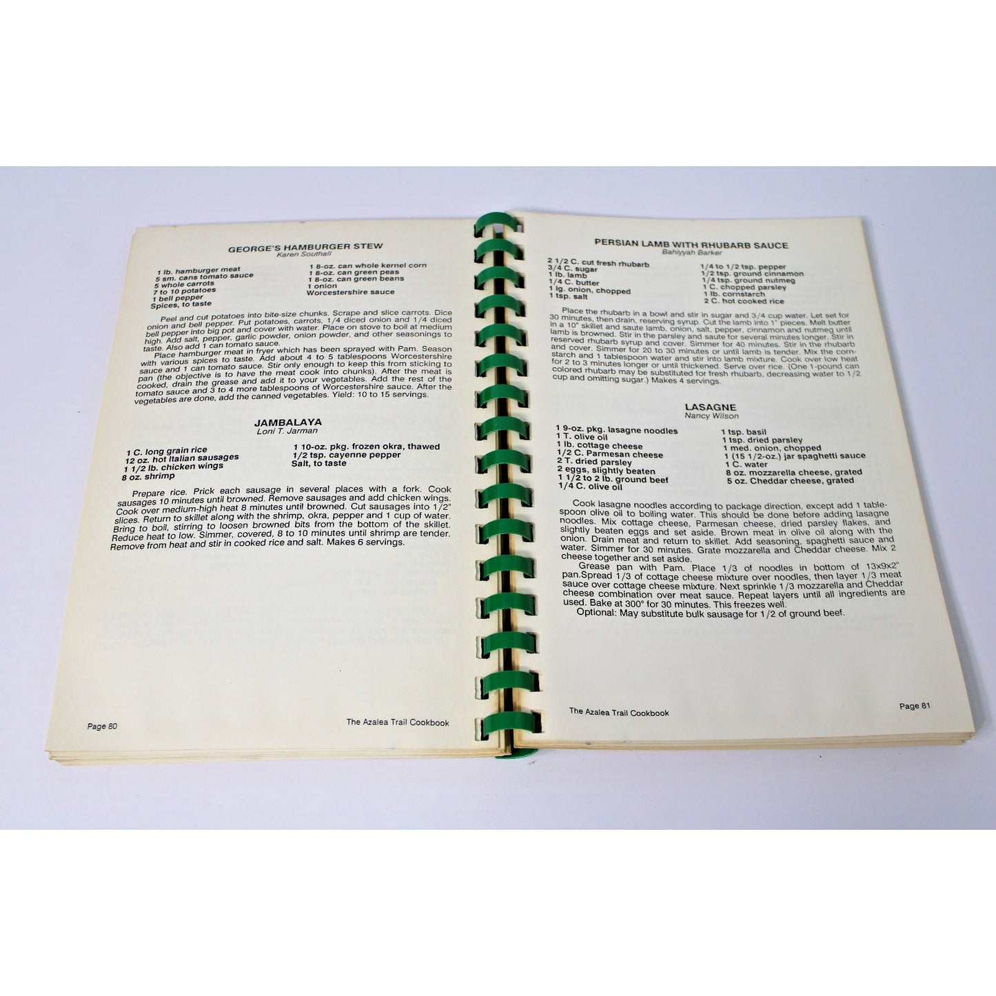 The Azalea Trail Cookbook- 1989 Mobile, AL Jaycees Azalea Trail Maids & Court