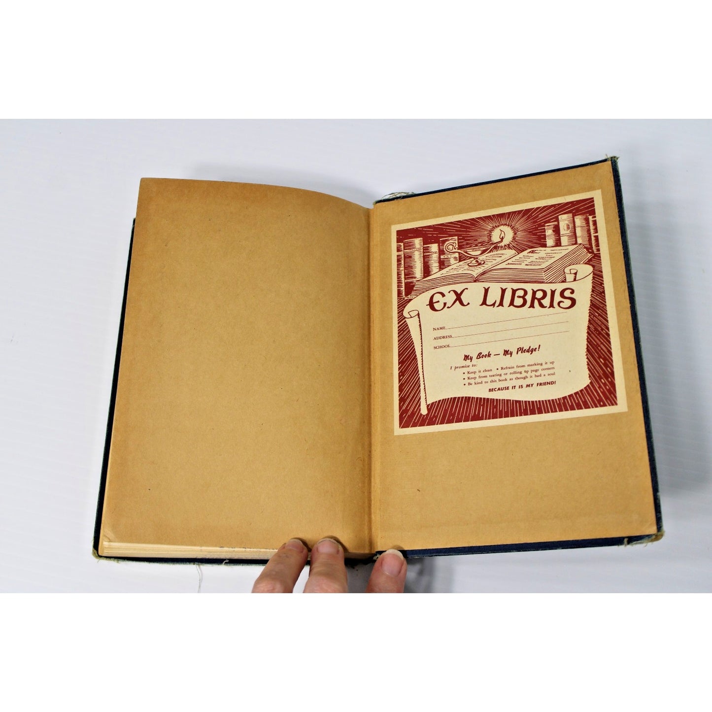 1931 Mobile AL Spring Hill College Retired Library- Heath's Brief French Grammar