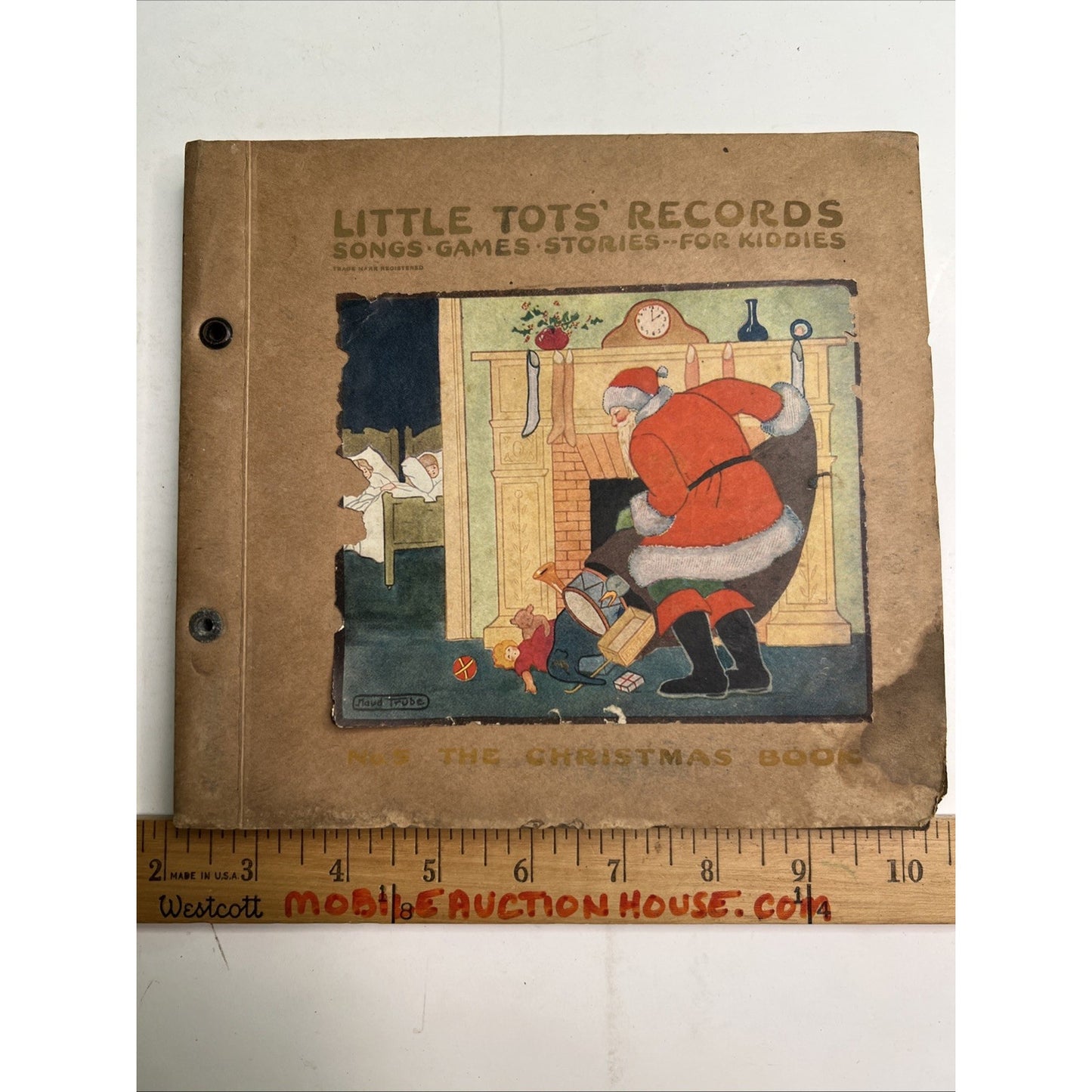THE CHRISTMAS BOOK NO 5 LITTLE TOTS RECORDS SONGS GAMES STORIES REGAL RECORDS NY