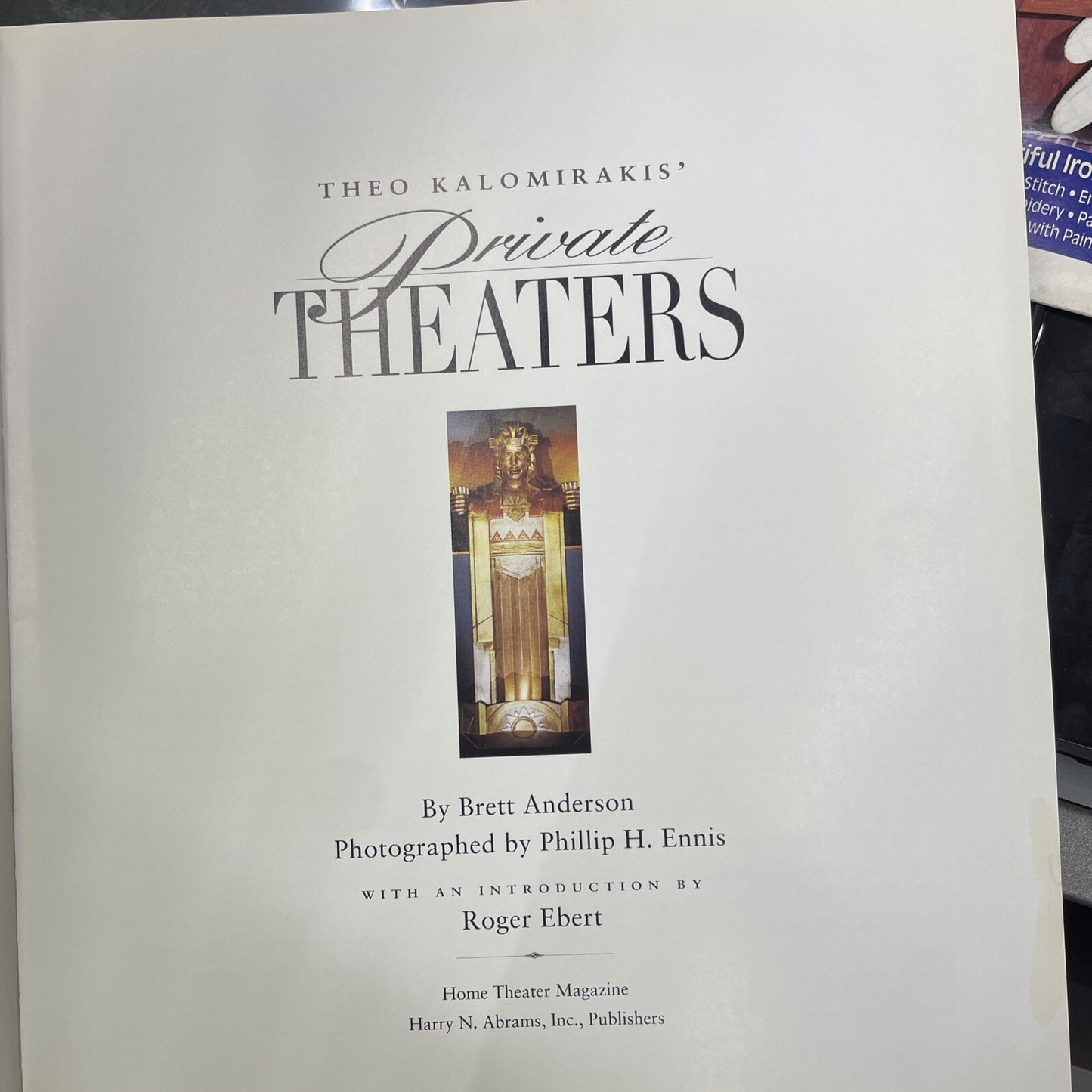 Theo Kalomirakis' Private Theaters by Brett Anderson 1997 Hardcover Dust Jacket