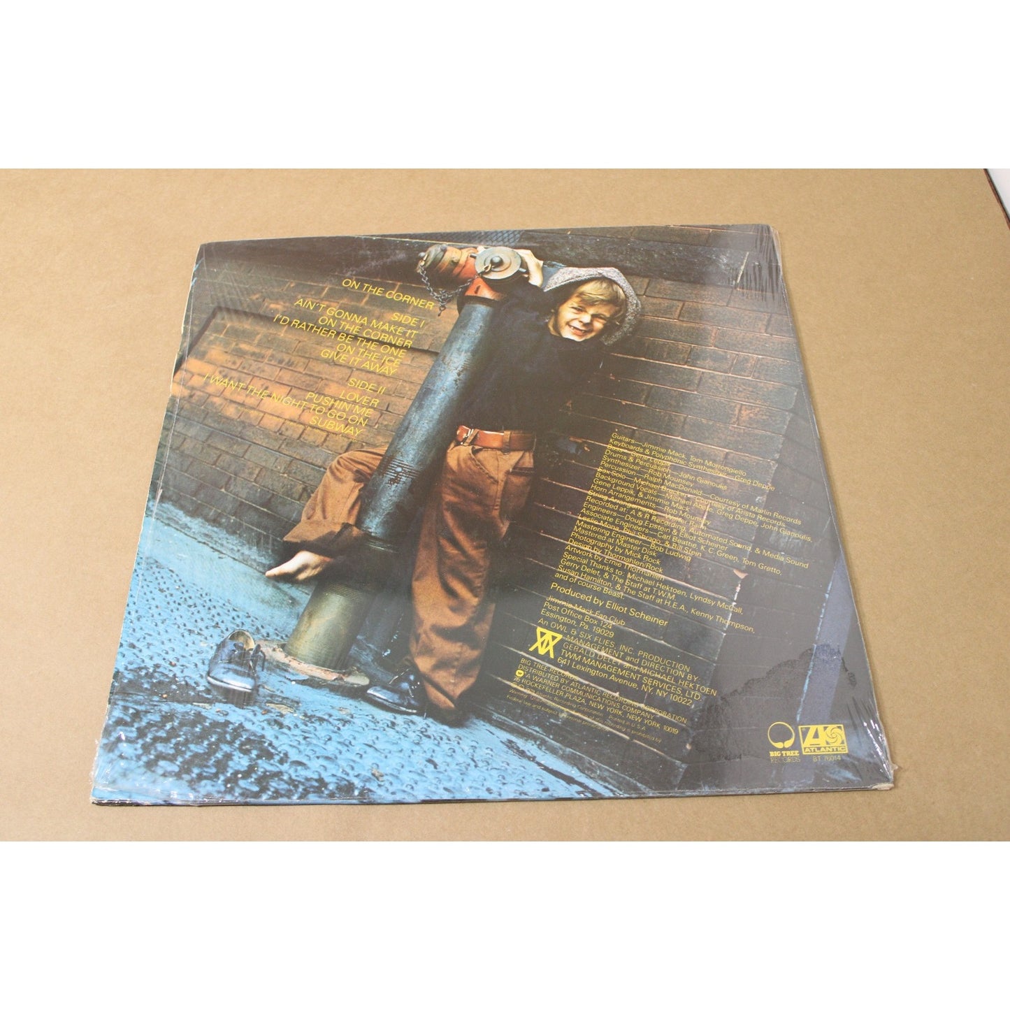 1979 Album- Jimmie Mack, On the Corner (Earl Slick Band, David Johansen)