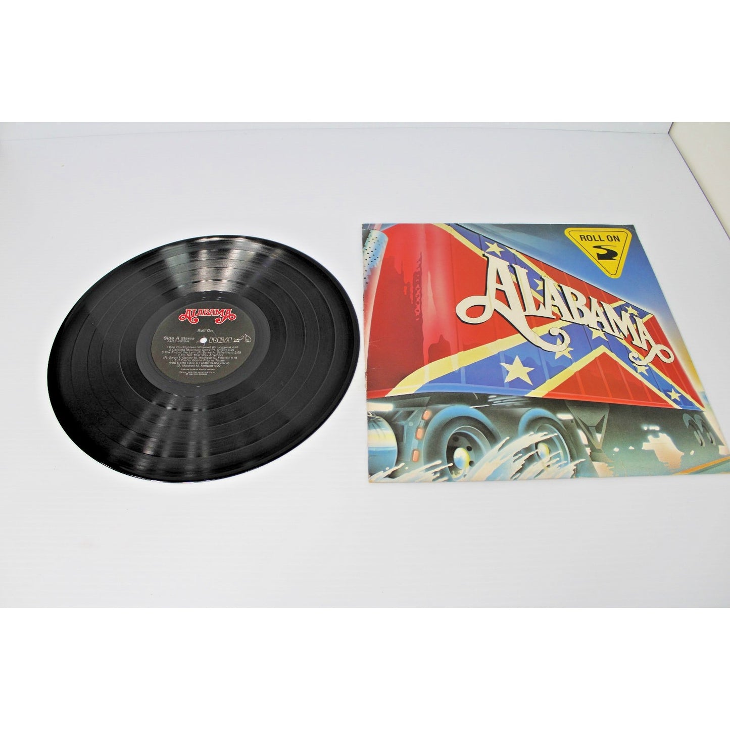 2 LP Lot Alabama- 1984 Roll On, 1980 My Home's in Alabama, 1980s Country Hits