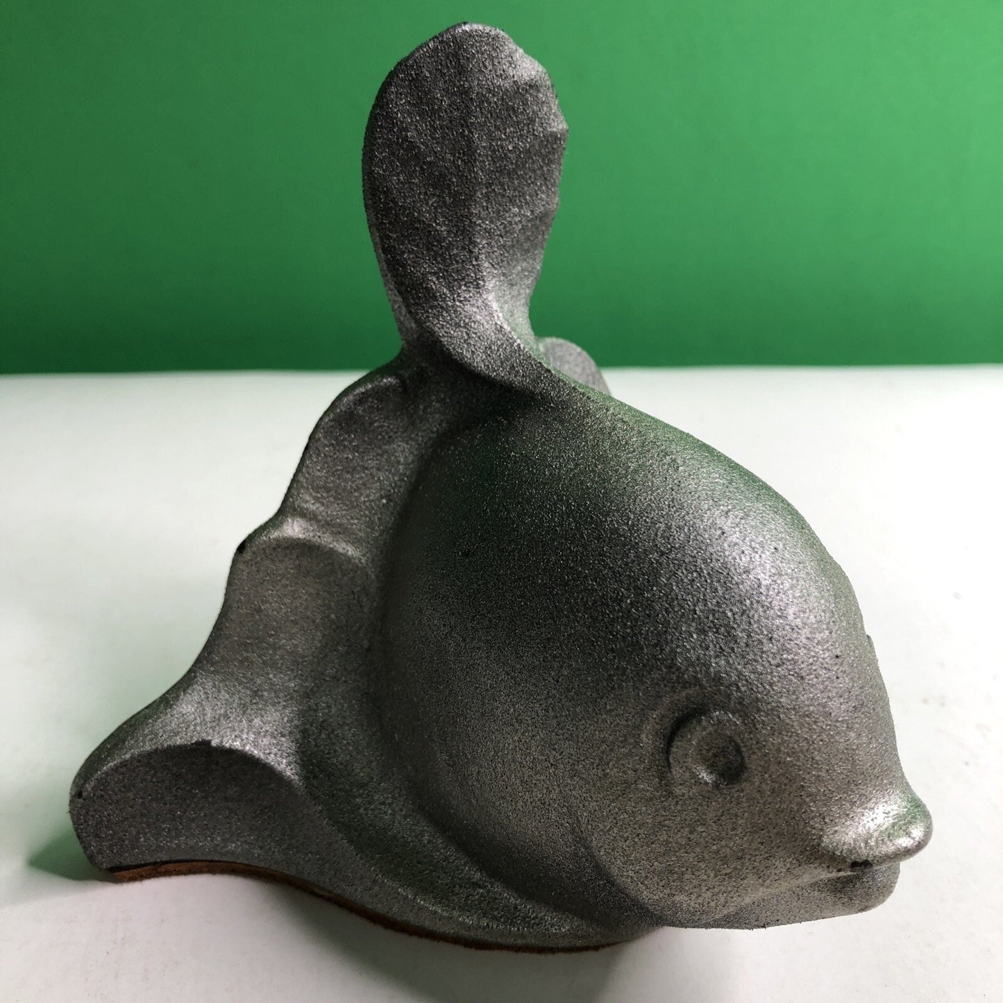Vintage MCM Cast Iron Fish Paperweight Bookend