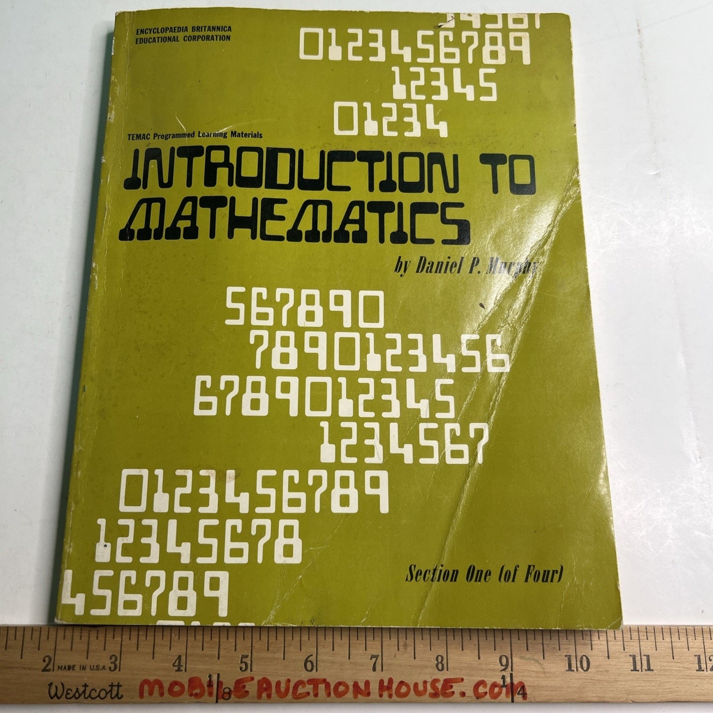 Introduction To Mathematics by Daniel P. Murphy 1 of 4 PB 1962 TEMAC Learning