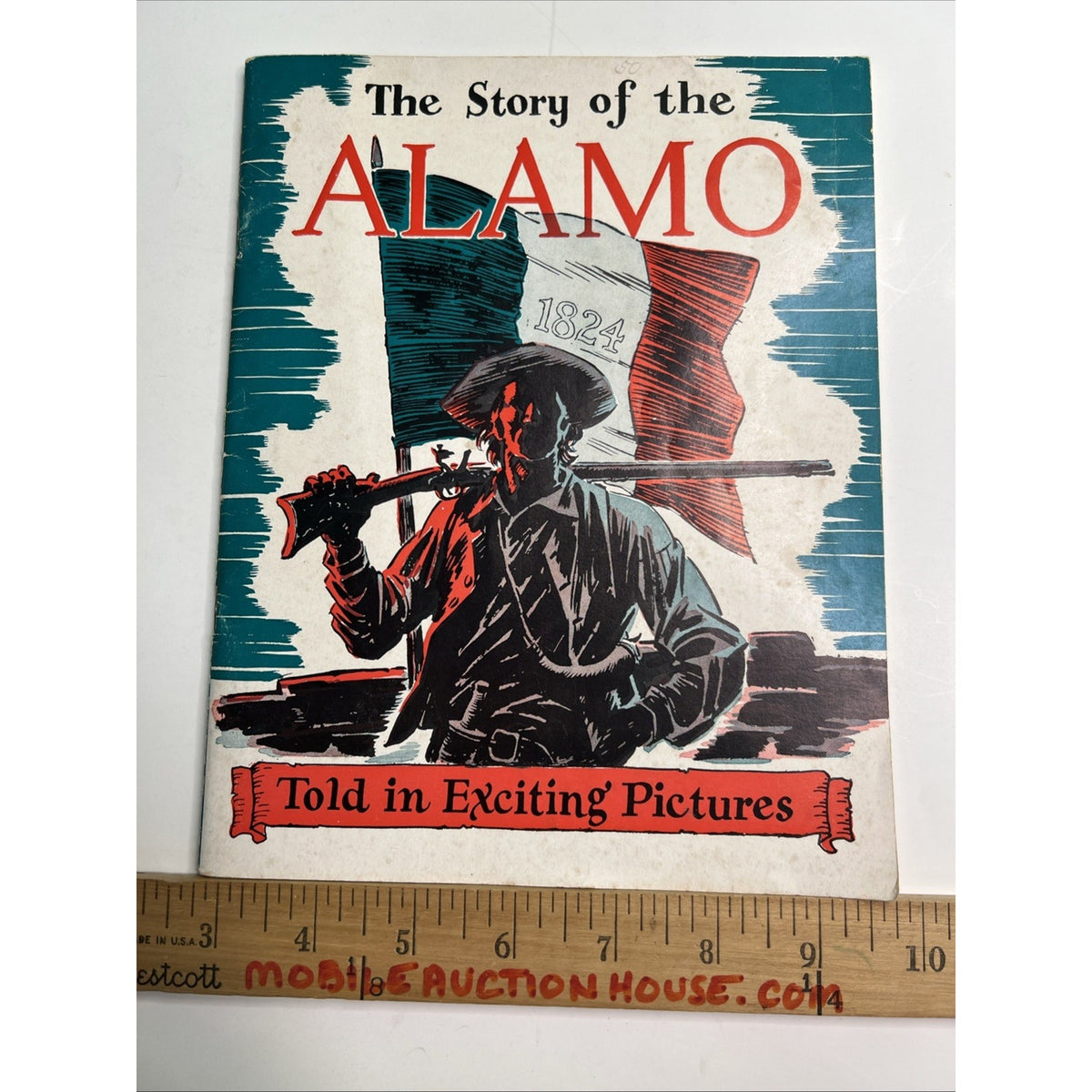 The Story of the Alamo Told in Exciting Pictures Paperback 1955 Frederick Ray
