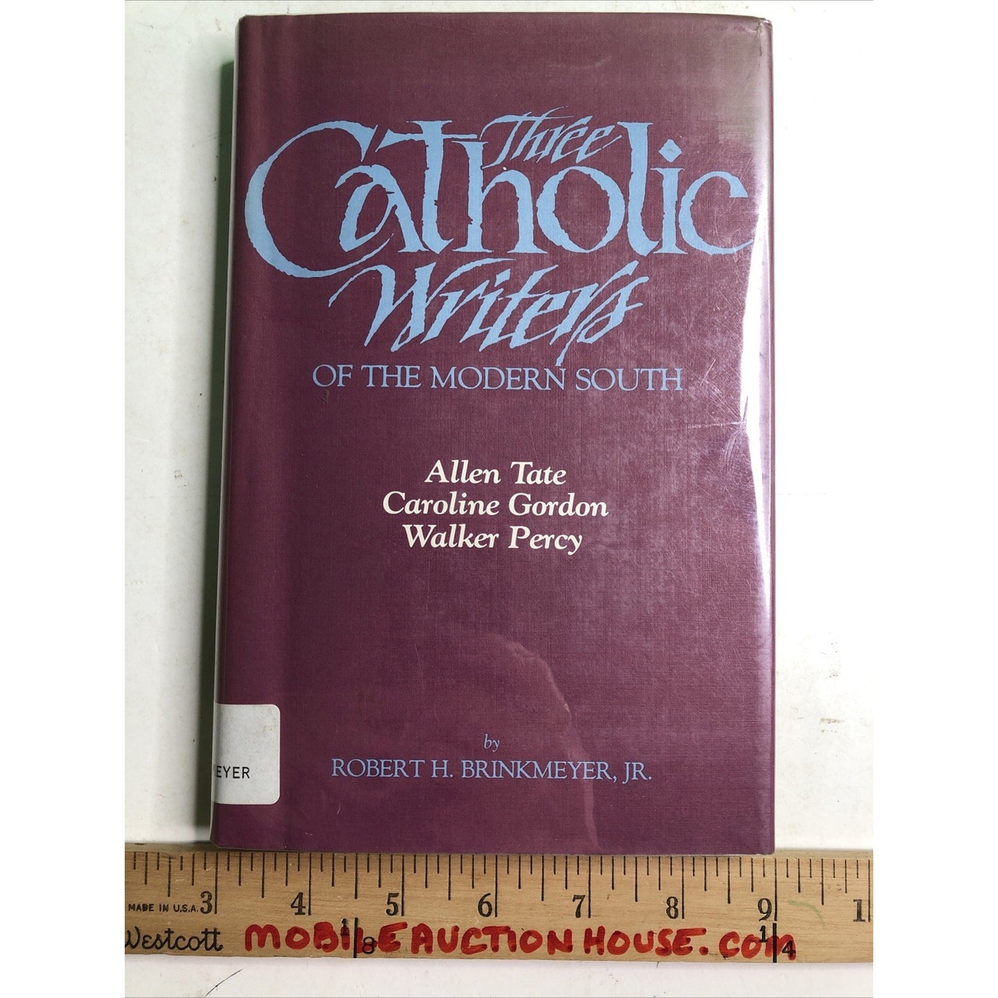 Three Catholic Writers of the Modern South by Brinkmeyer HC DJ ExLibrary MS 1985