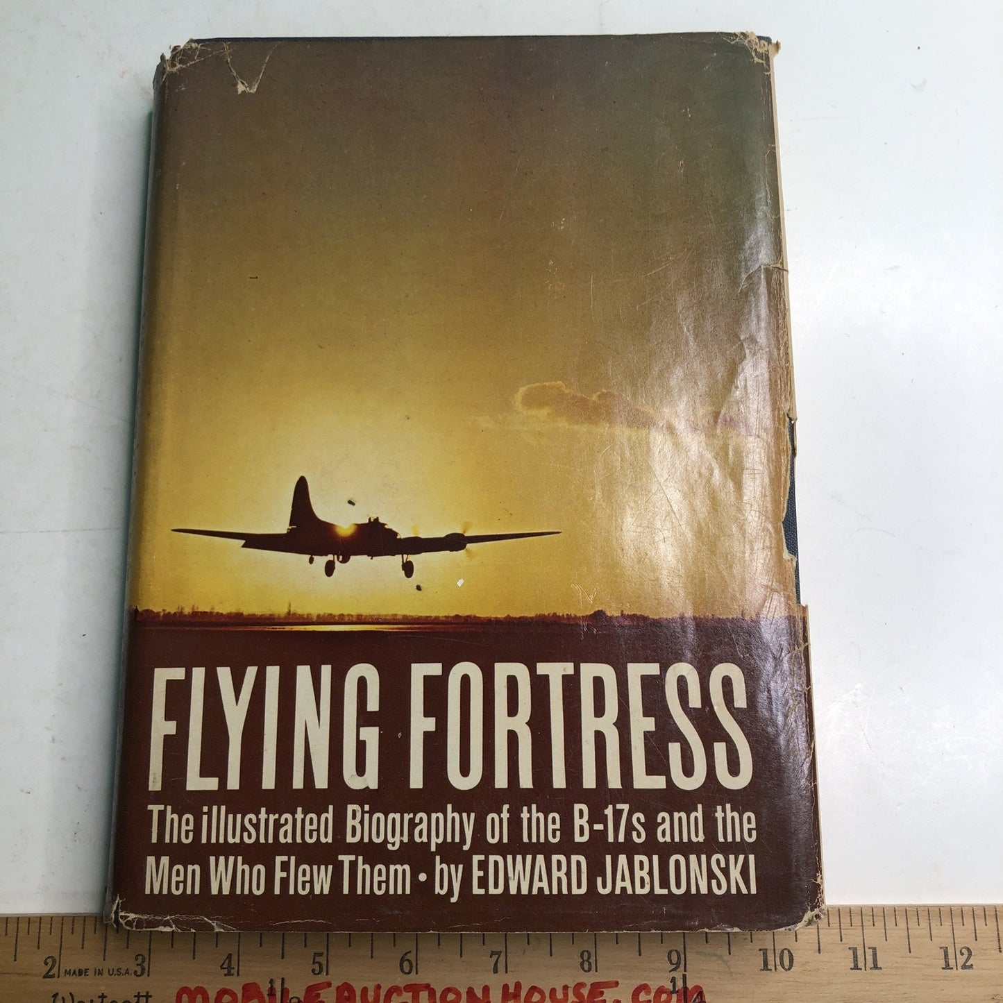 Flying Fortress: The Illustrated Bio of the B-17s by Edward Jablonski 1965 HC DJ