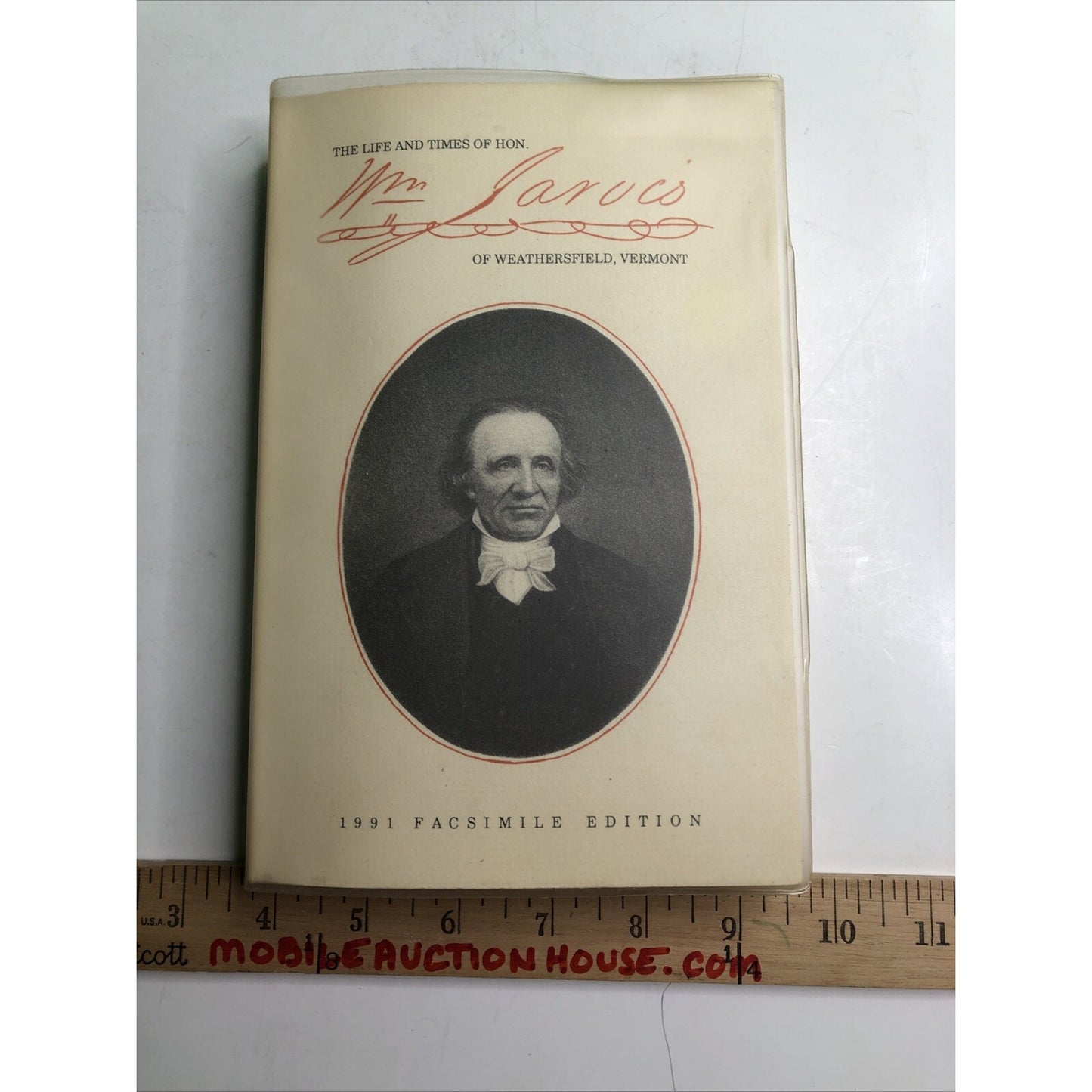 The Life and Times of Hon. William Jarvis of Weathersfield, Vermont 1991 CUTTS