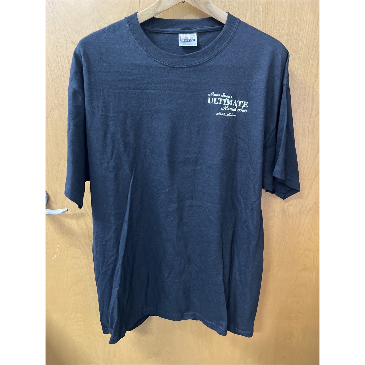 Adult Large Master Steger’s Ultimate Martial Arts National Team Tshirt Mobile AL