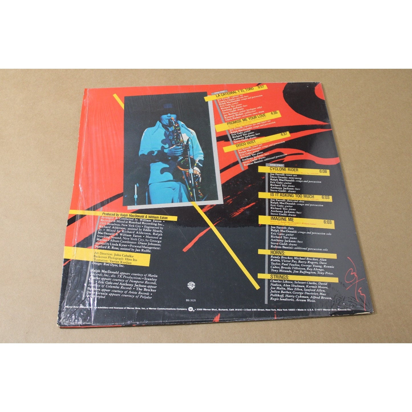 1977 Vtg Album La Catedral Y El Toro, Joe Farrell, Hard Bop, Jazz Funk Fusion
