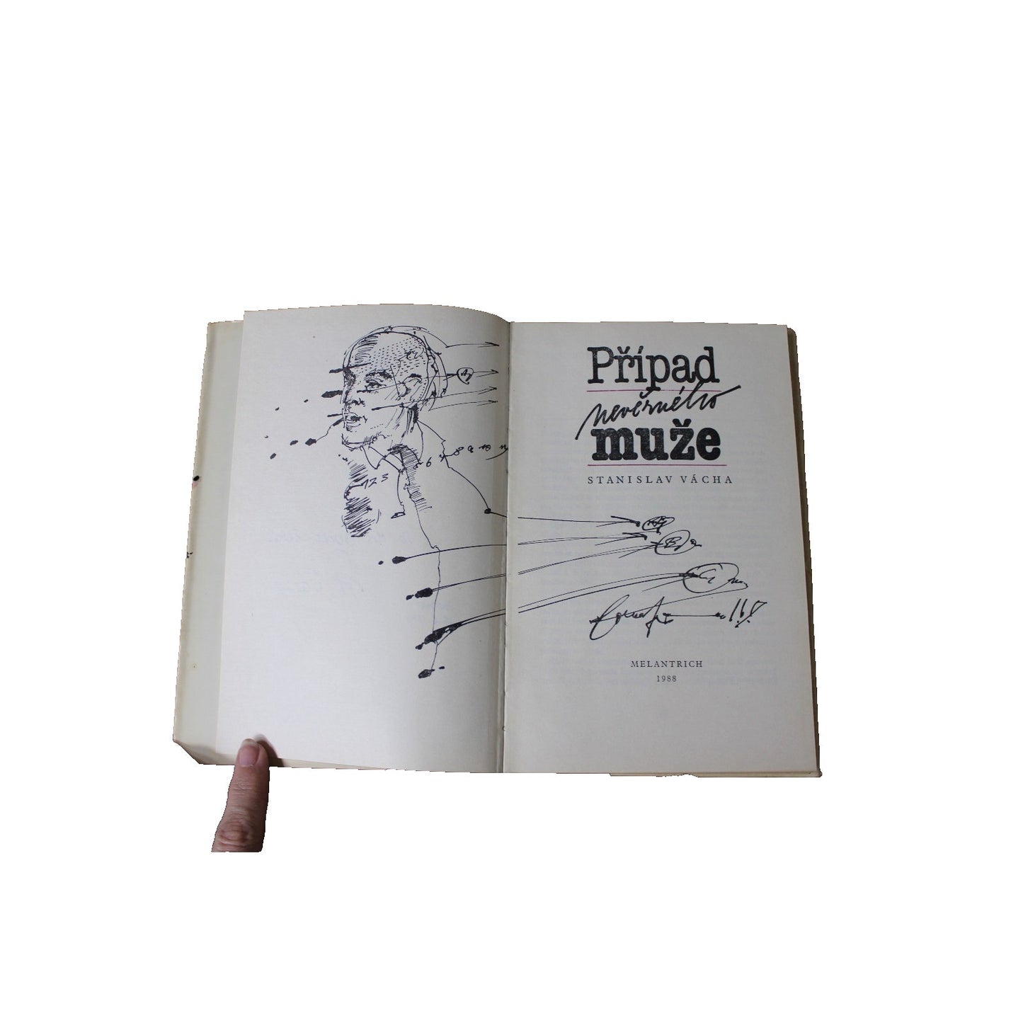 Pripad neverneho muze by Stanislav Vácha Czech language novel