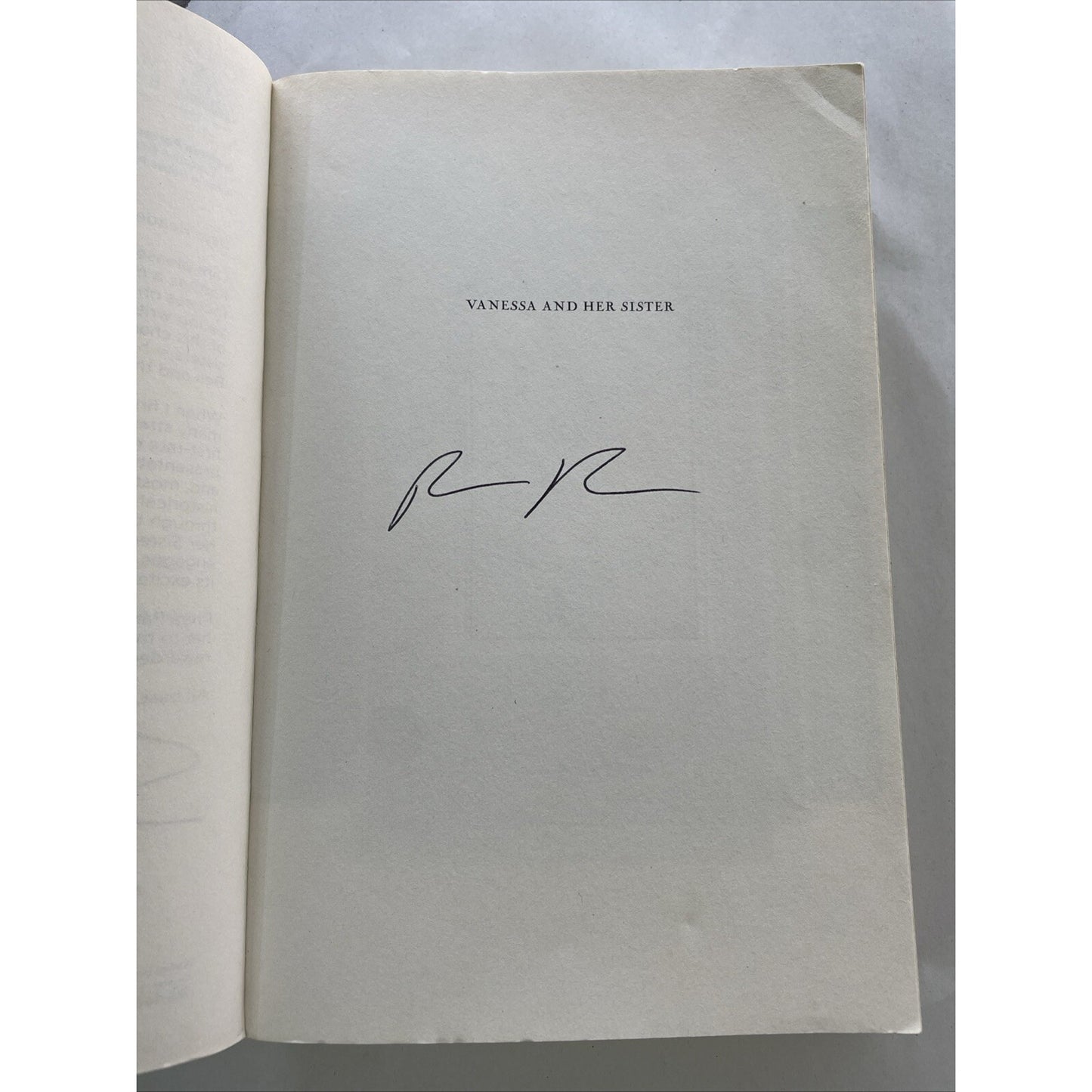 Vanessa and Her Sister Priya Parmar 2015 SIGNED BY AUTHOR Advanced Reader's Copy