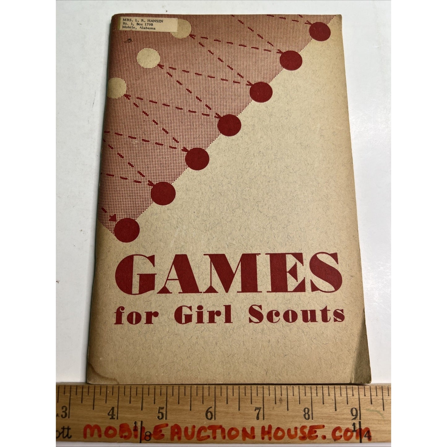 Vintage 1949 GAMES for Girl Scouts of America Booklet GSA 82 pages PB