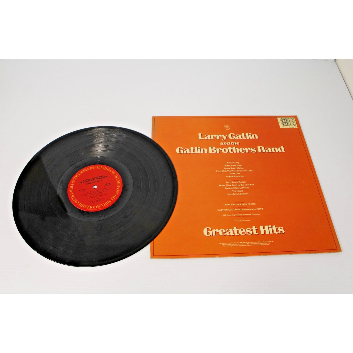 Larry Gatlin & the Gatlin Brothers Band- Greatest Hits 1980 Columbia Country VG+