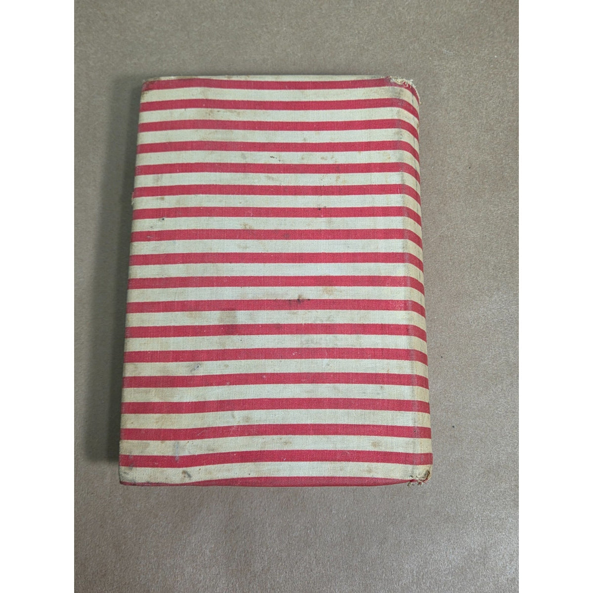 Vintage Modern Priscilla Cook Book Red White Striped Antique 1920s Cookbook