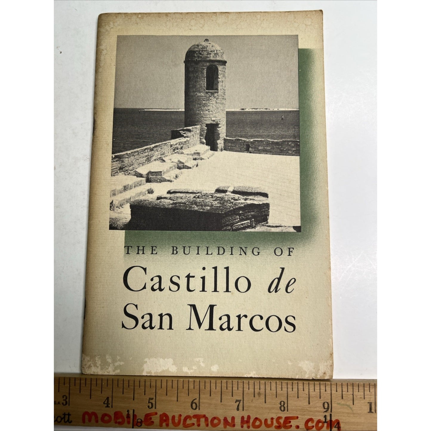 CASTILLO DE SAN MARCOS Illustrated Photo Pamphlet 1959 by Albert C. Manucy