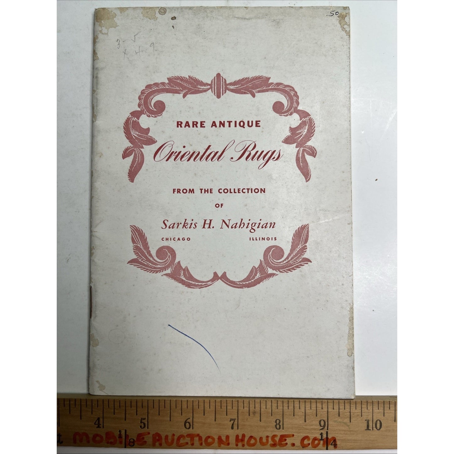 1946 Booklet Rare Antique Oriental Rugs From The Collection Of Sarkis H Nahigian