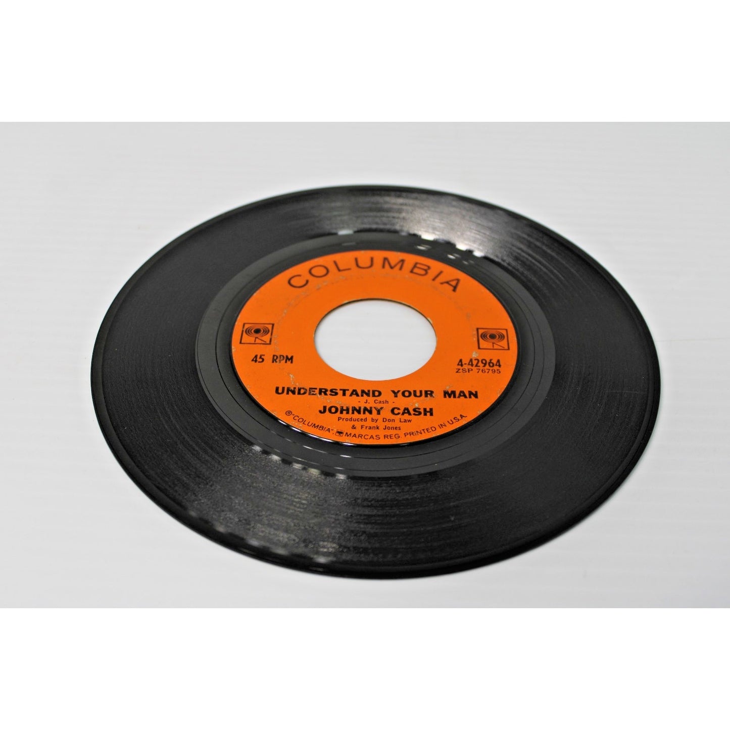 Johnny Cash- Understand Your Man/ Dark As A Dungeon, 7" Vinyl 45 RMP Record 1964