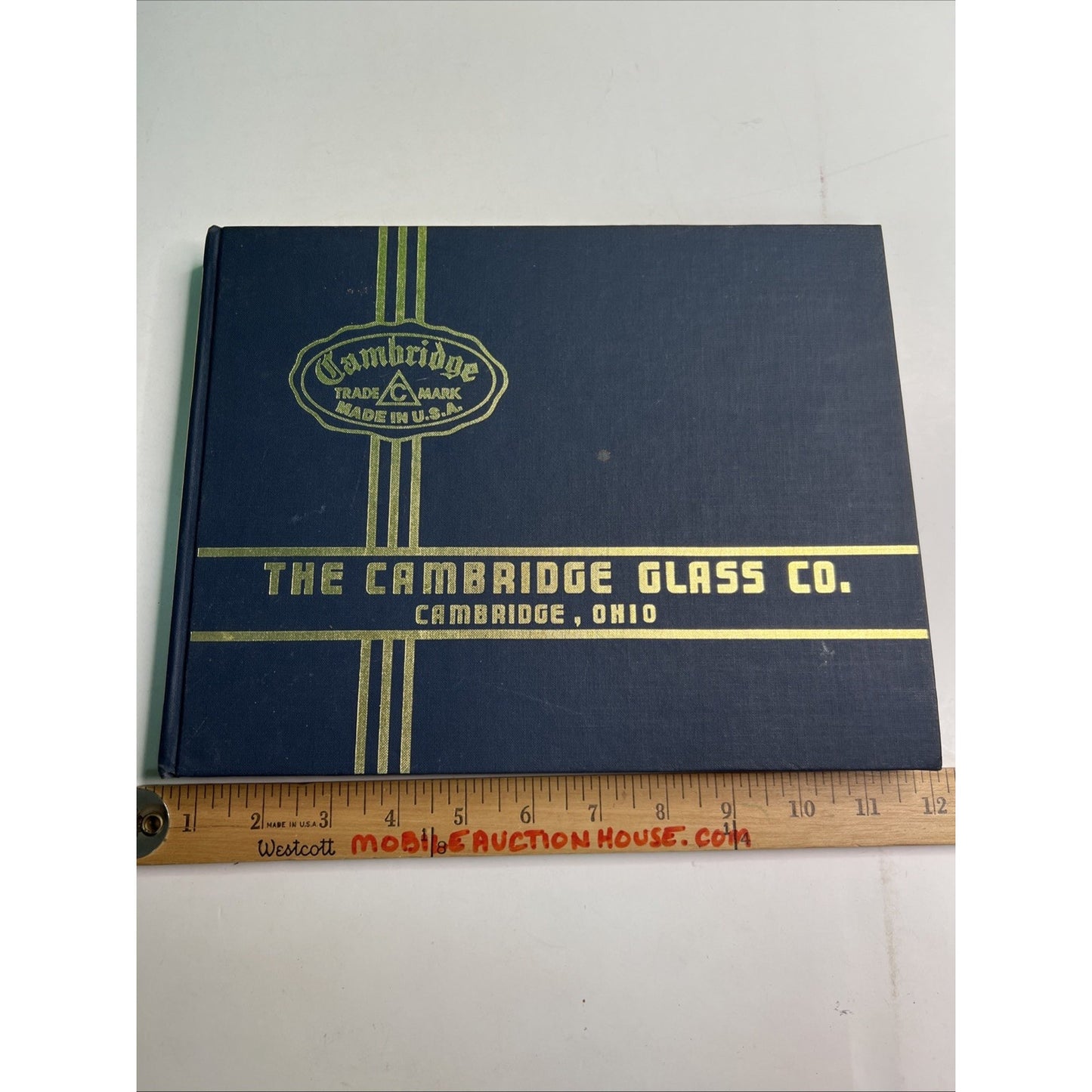 1976 The Cambridge Glass Co Catalog Hardcover Book w/ 1982 Price Guide