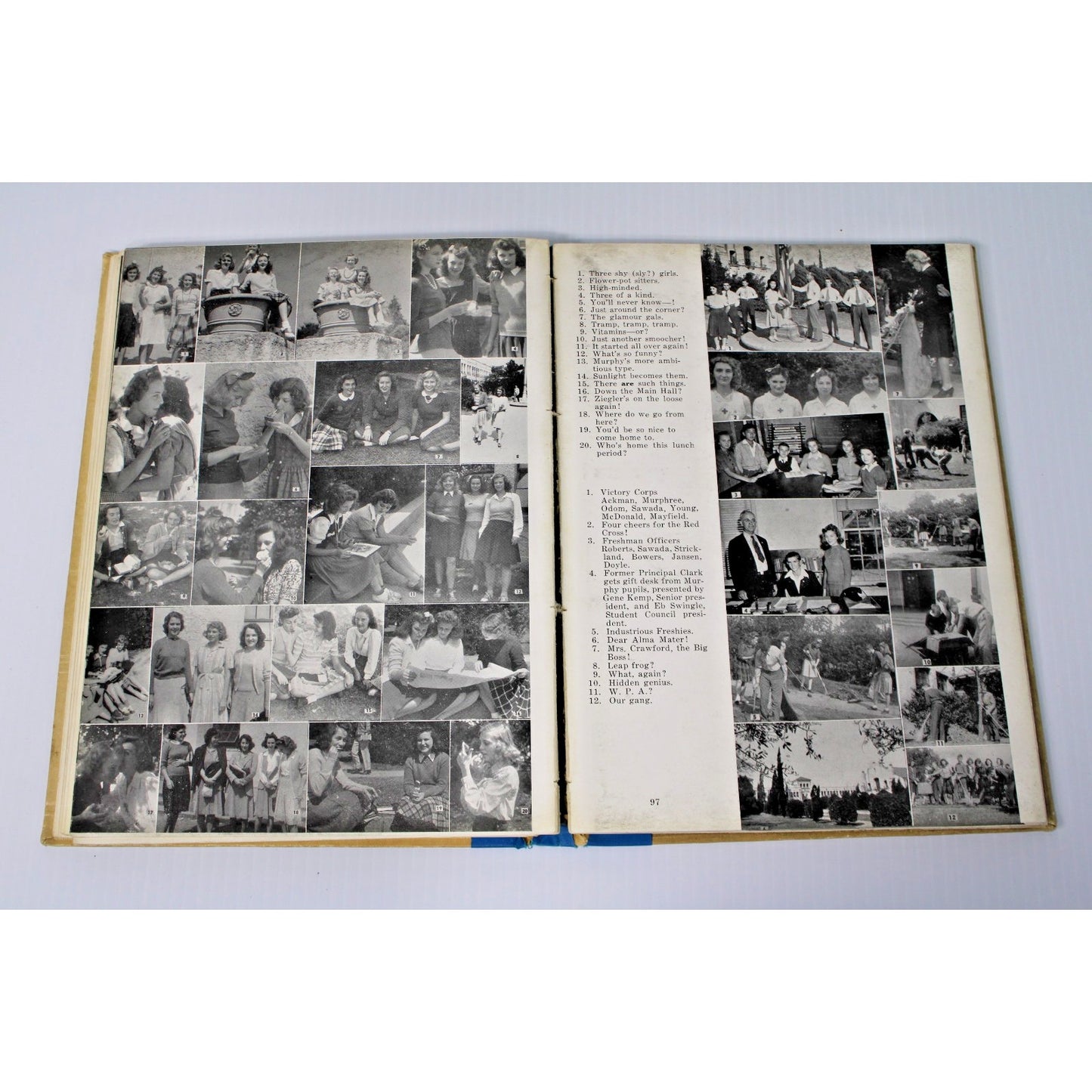 1943 Mohian Murphy High School Yearbook Mobile AL Alabama- WWII Era
