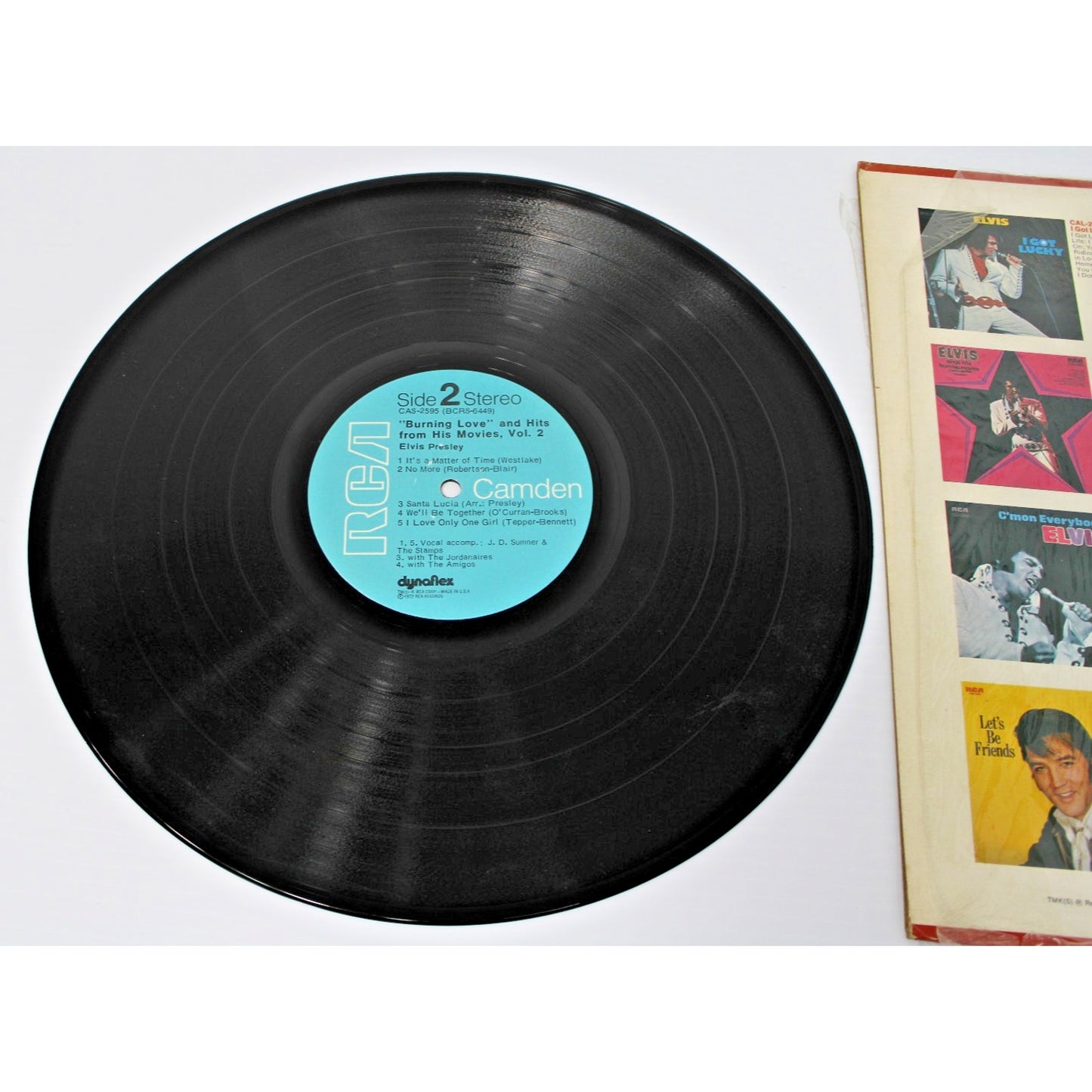 Elvis Presley- Burning Love And Hits From His Movies Vol.2, 1972 RCA CAS-2595 NM