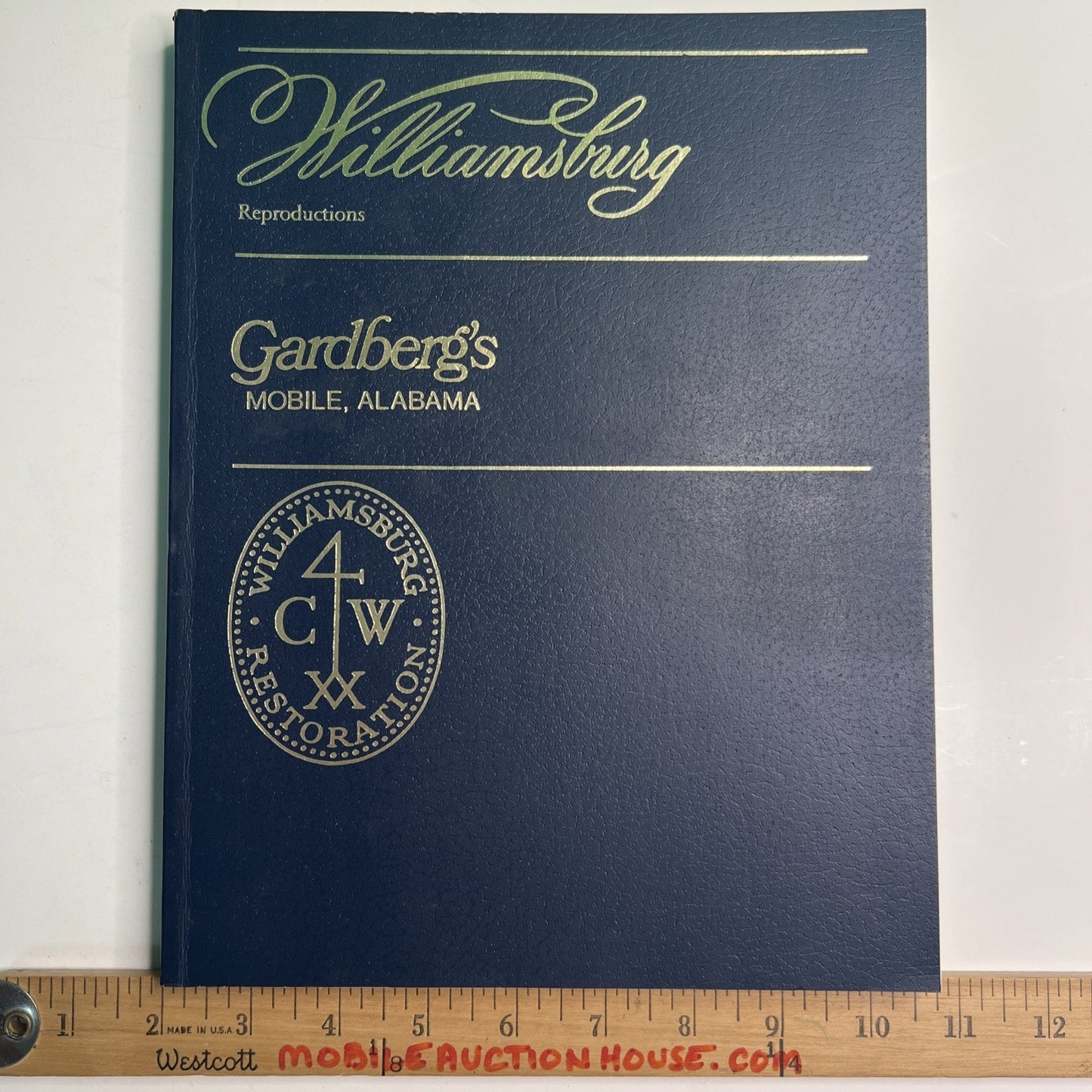 1982 Williamsburg Reproductions Craft House Catalog Gardberg’s Mobile Alabama