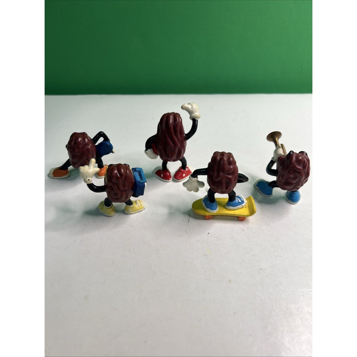 California Raisins Figures 1988 Calrab Applause Hardees Claymation Series Lot 5