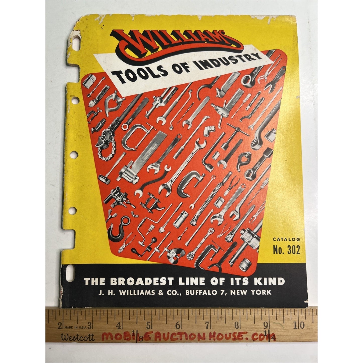 Williams Tools Of Industry Catalog No. 302 Industrial And Automotive Forgings