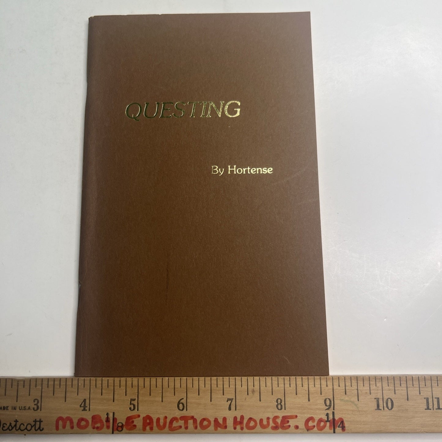 1977 Questing Poetry Booklet by Hortense Underwood