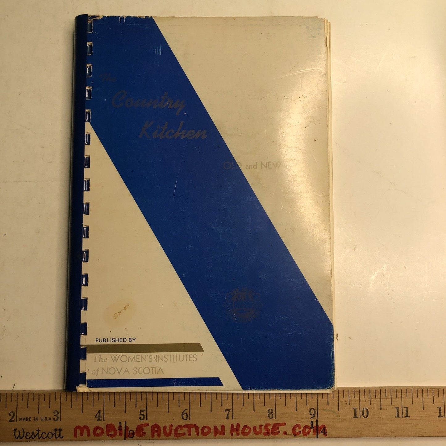 Women's Institutes of Nova Scotia 1963 History Cookbook 1980 Reprint Illustrated