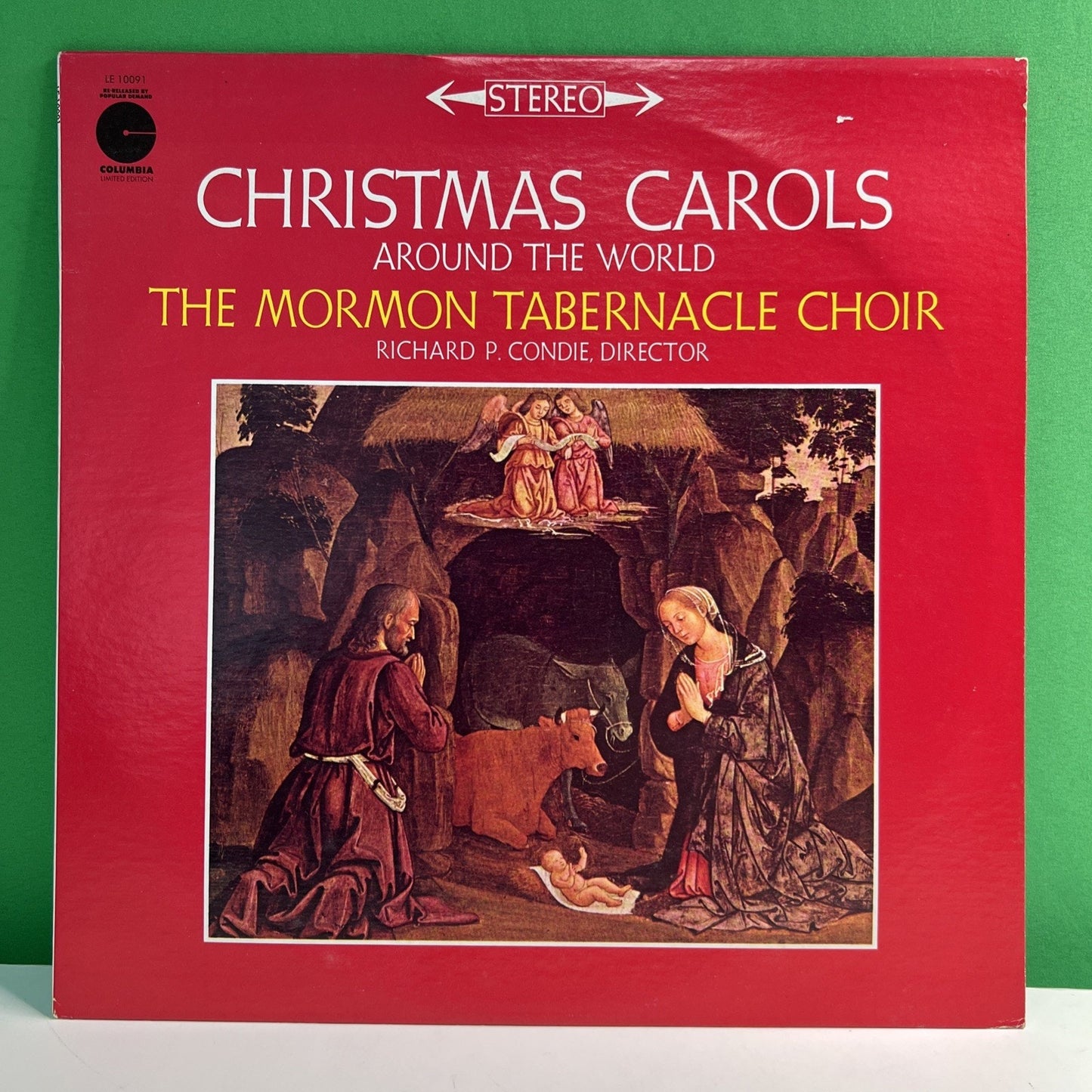Christmas Carols Around The World The Mormon Tabernacle Choir LP Vinyl Record
