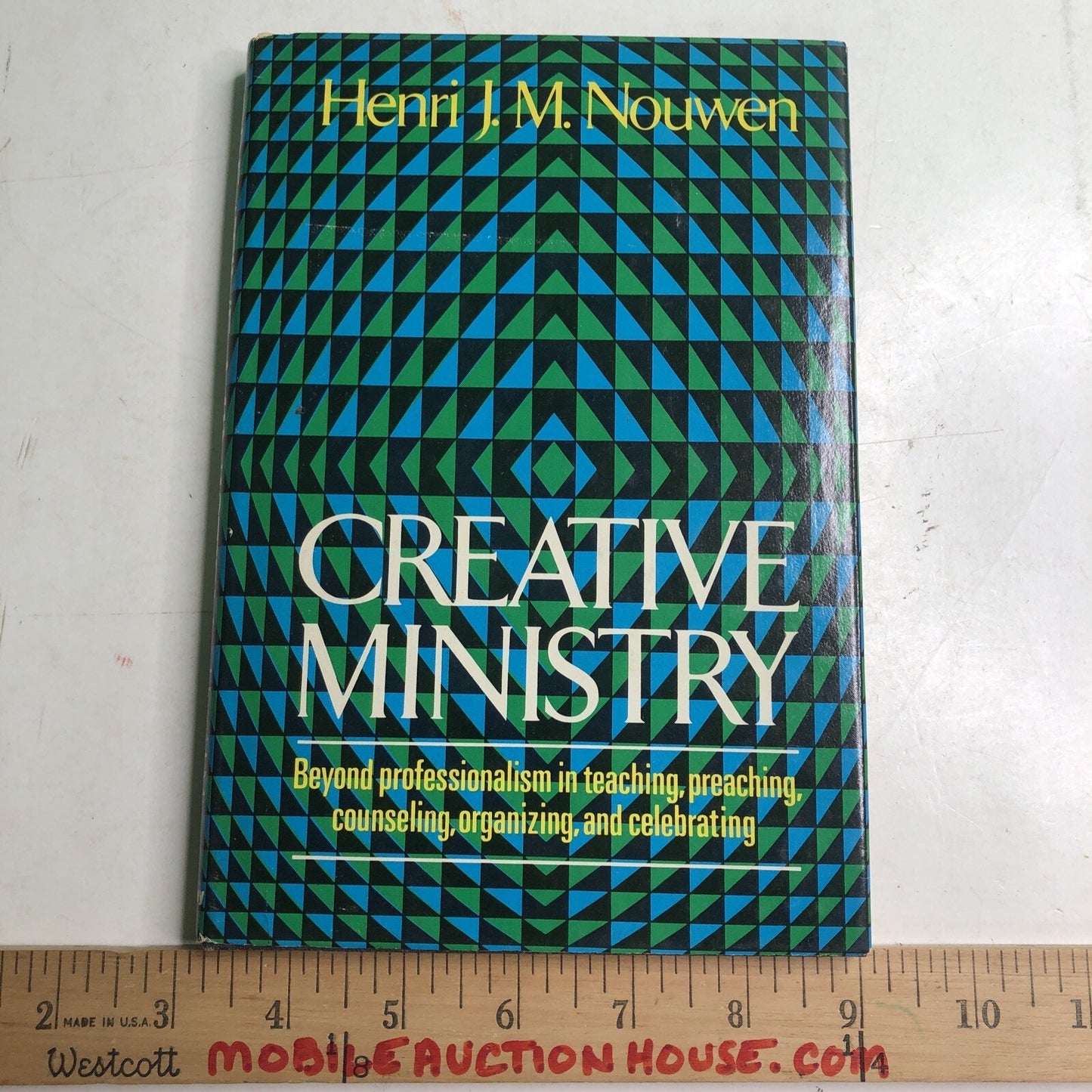 CREATIVE MINISTRY Beyond Professionalism HENRI J. M. NOUWEN 1971 1st HC w/DJ