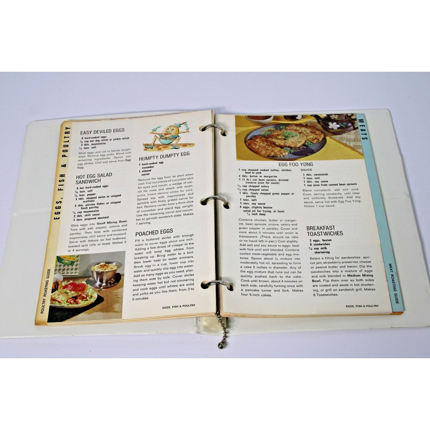 Vintage 1969 Tupperware Four Seasons Cookbook Groovy 60s Recipe Binder