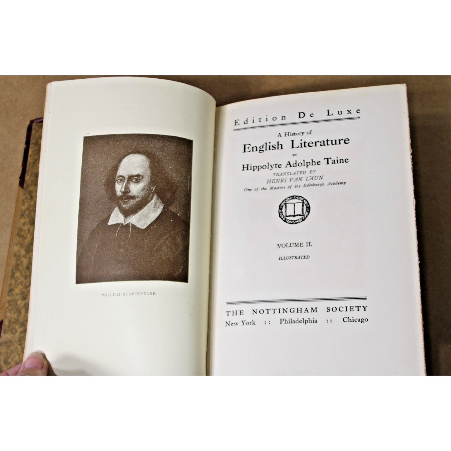 History of English Literature Vol II by Hippolyte Adolphe Taine Illustrated 1890