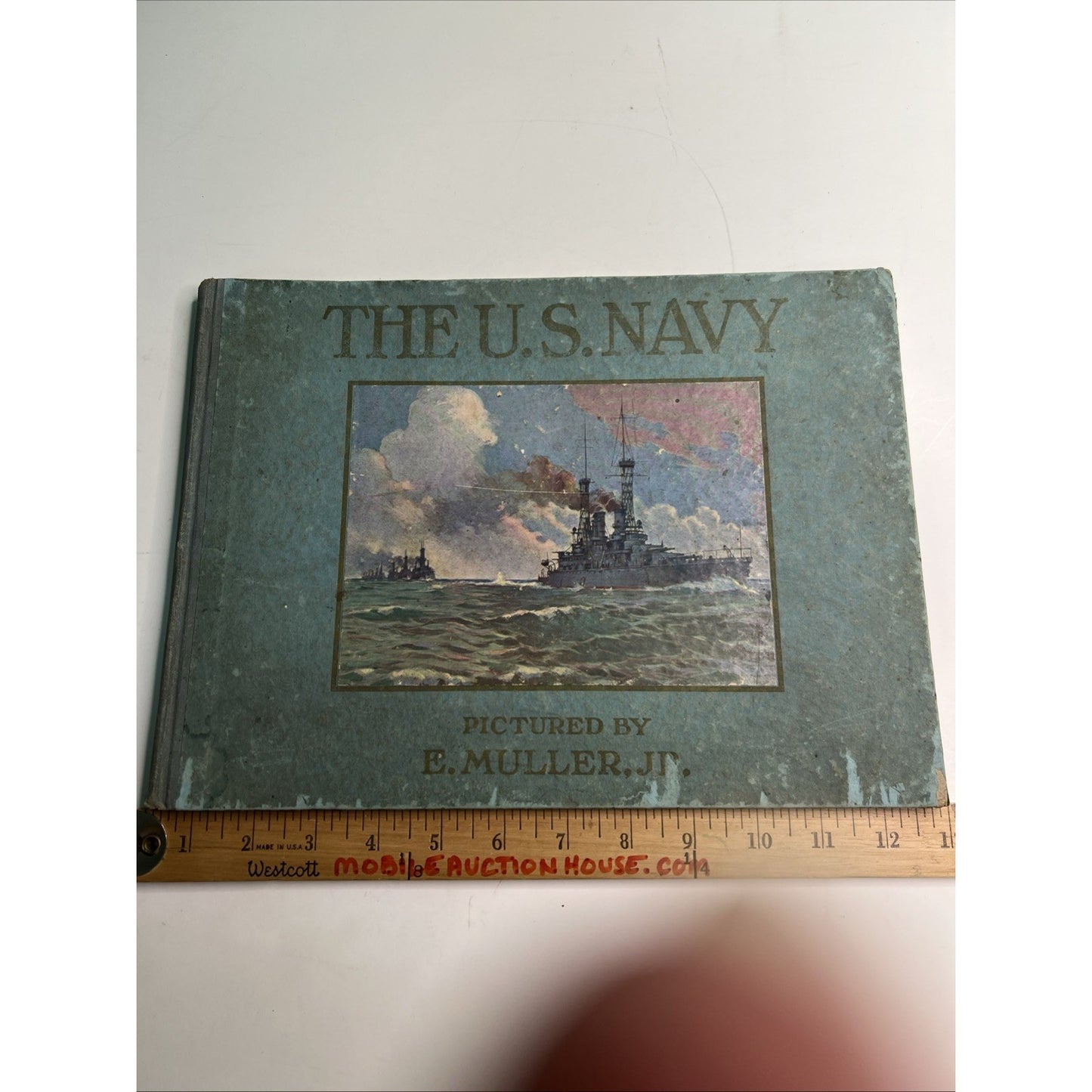 1917 THE U.S. NAVY Ships Pictured By E. MULLER, JR Photos U.S.S. Alabama Mobile