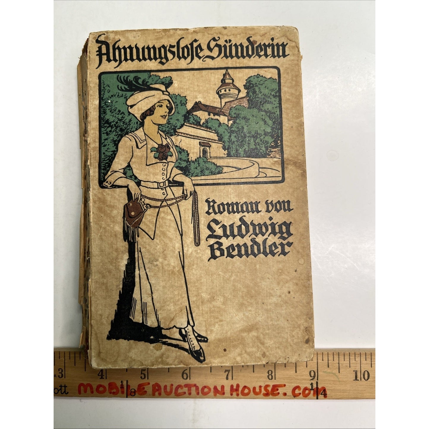 1913 German Novel Ahnungslofe Sunderin Unsuspecting Sinner by Ludwig Bendler
