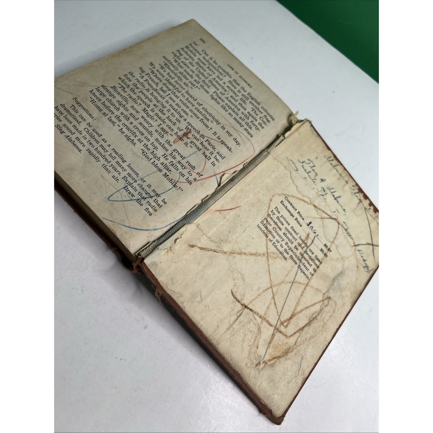 Life in Alabama by Susan Kirkman Vaughn 1935 Hardcover Some Wear And Damage