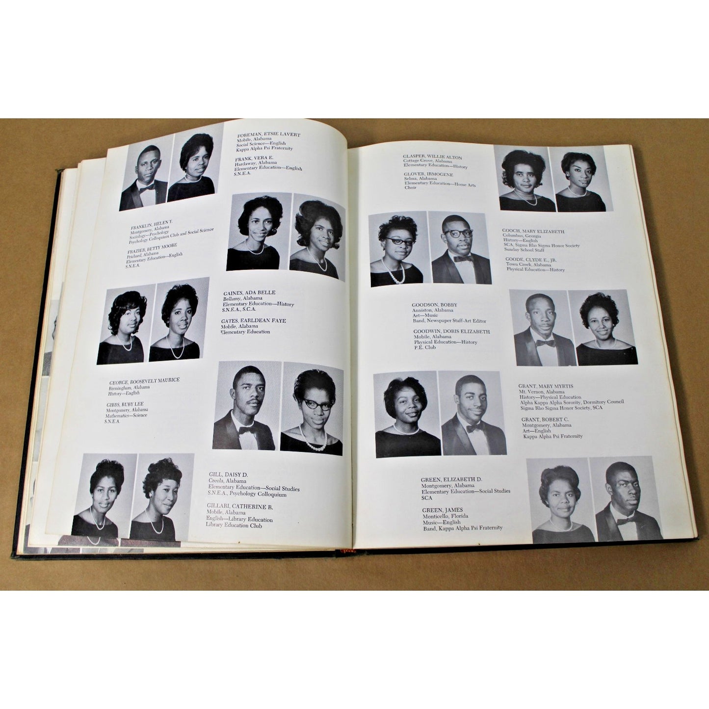 Vintage 1965 Alabama State University Yearbook The '65 Hornet HBCU Montgomery AL