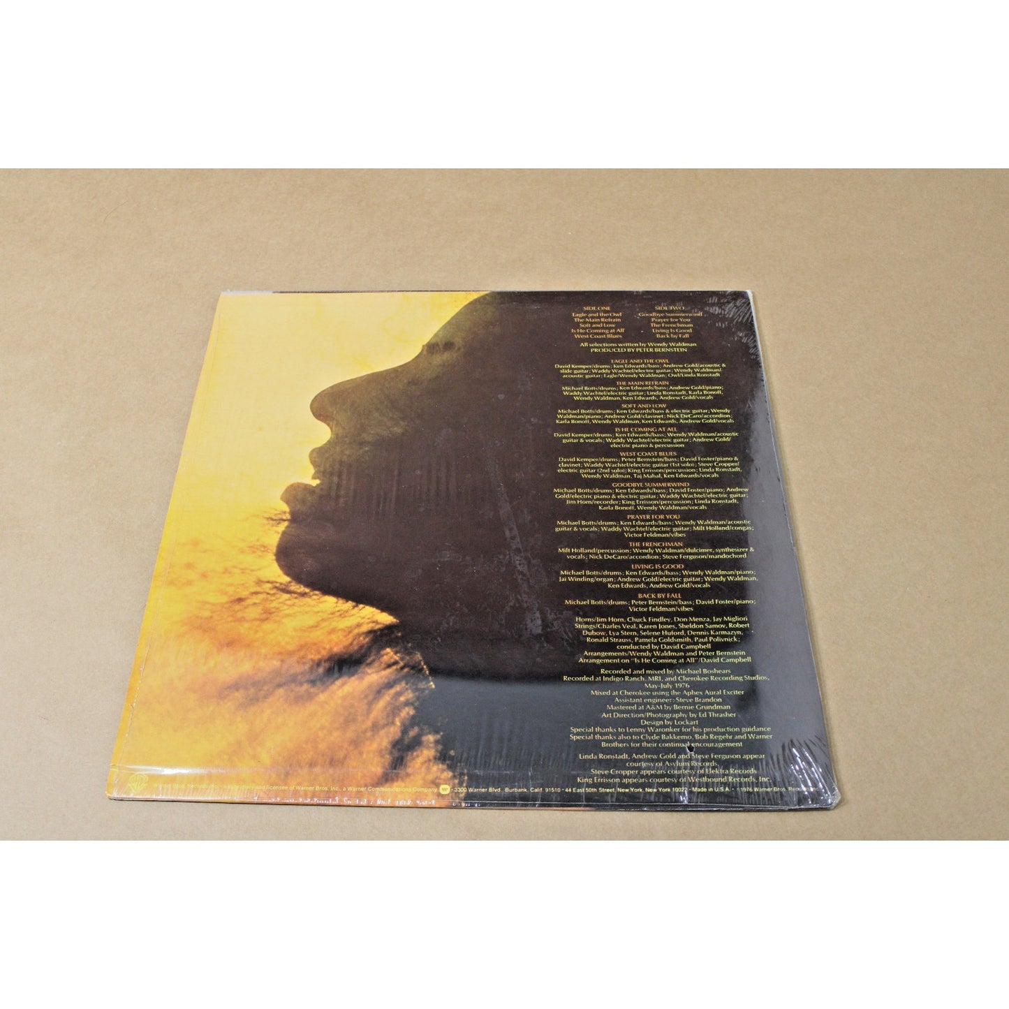 1976 Singer/ Songwriter Wendy Waldman: The Main Refrain, Warner Bros.