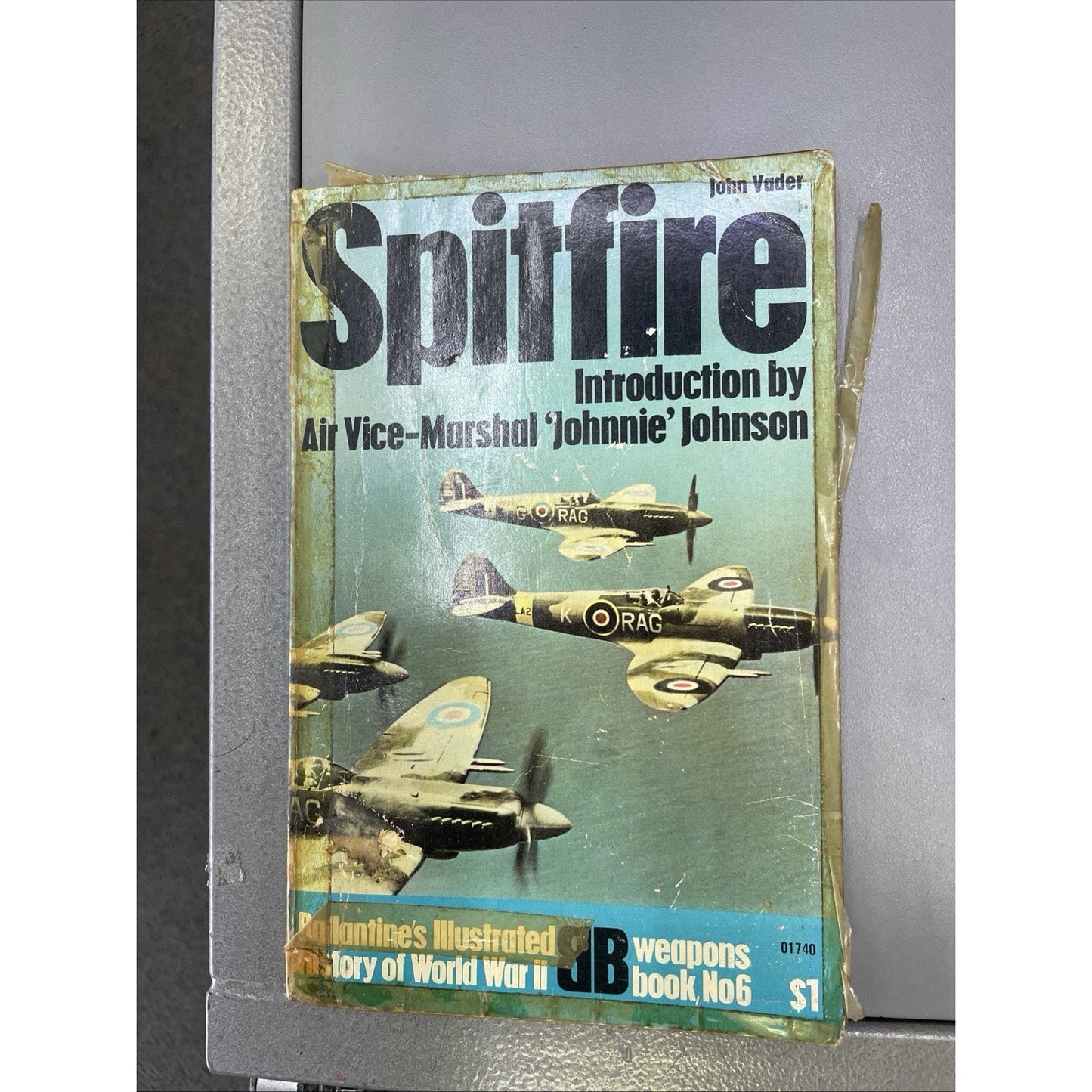 SPITFIRE by John Vader Ballantine’s Illustrated History WW2 Book #6 1969