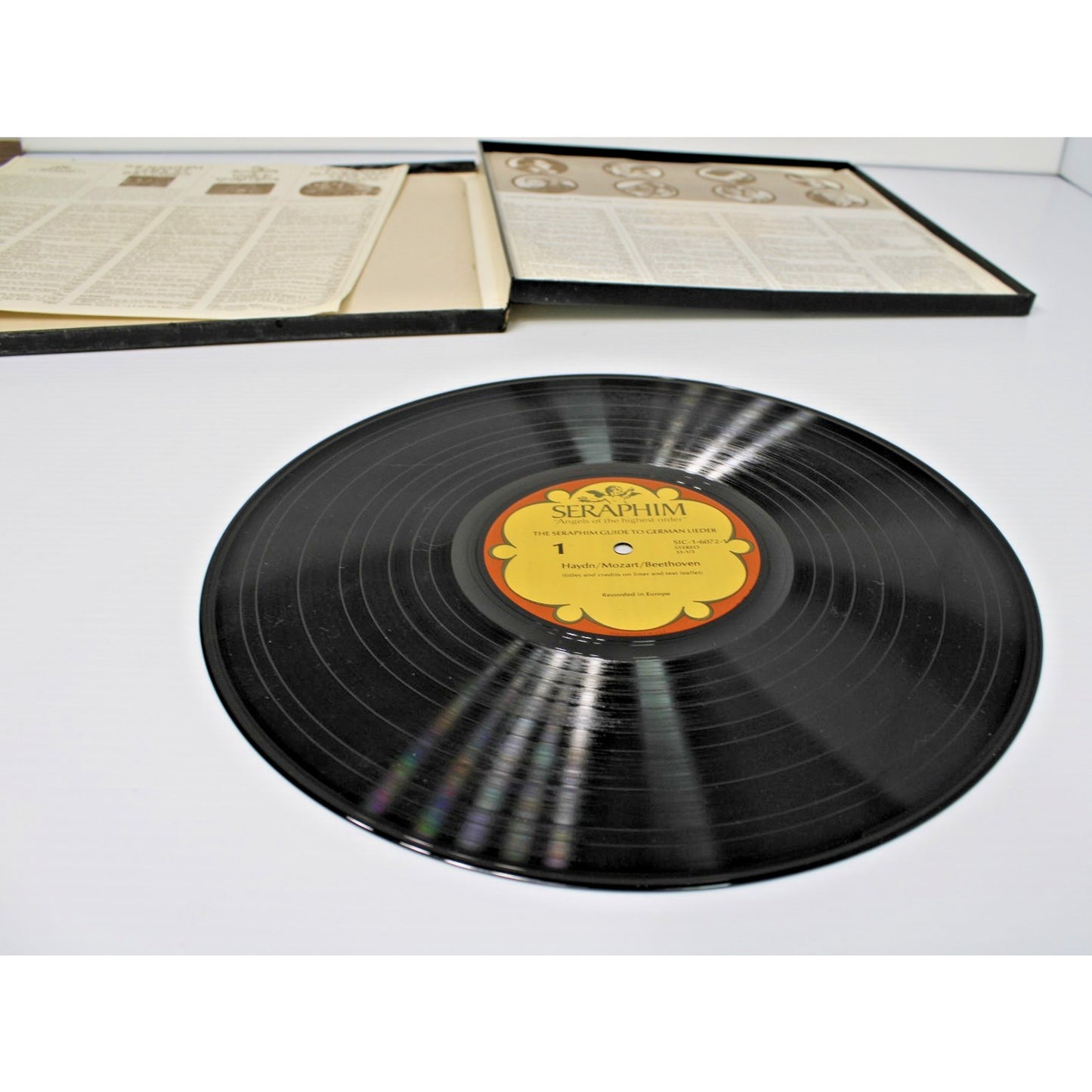 The Seraphim Guide To German Lieder 3 LP Vinyl Box Set SIC-6072, 1971- EX!