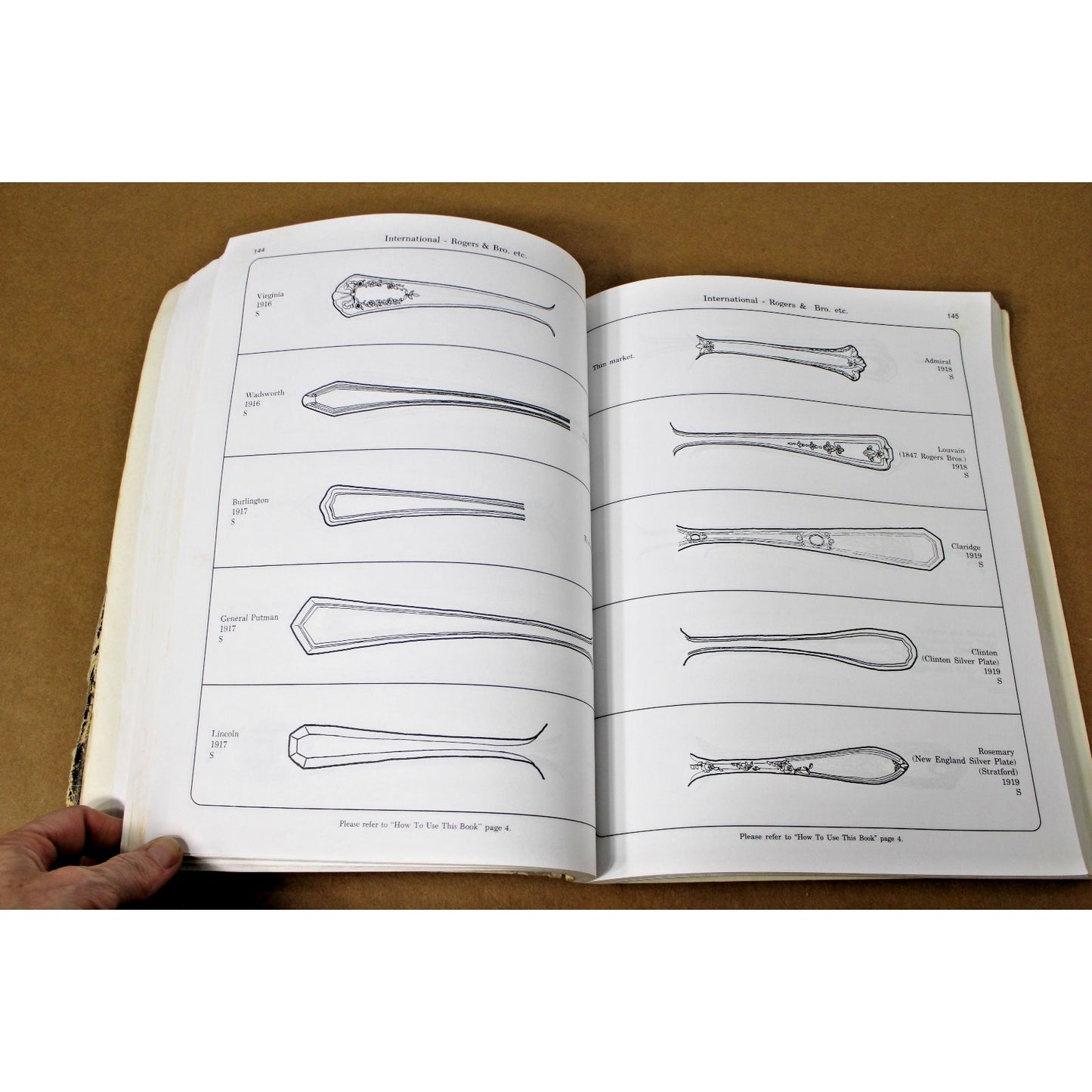 Lot of 2 Antique Silver Vintage Identification Guides/ Books by Hagan and Hughes