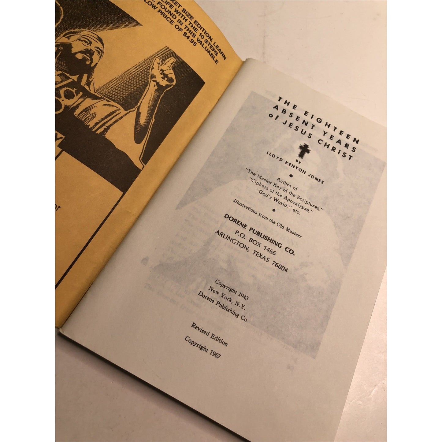 The Eighteen Absent Years of Jesus Christ by Lloyd Kenyon Jones PB 1967