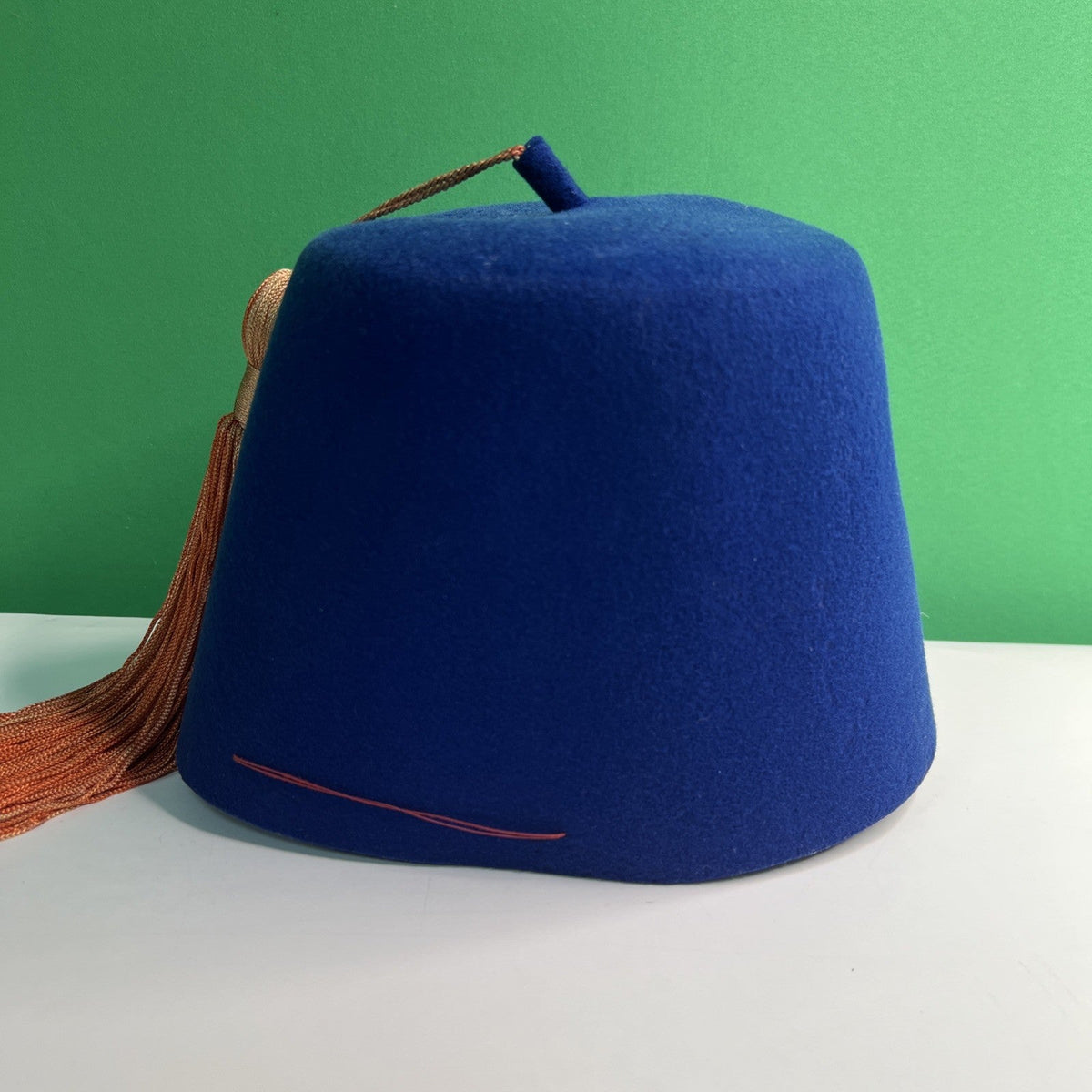 Vintage Shriners Fez Masonic Hat Al Hassan Caldron Tassel Gemsco New York