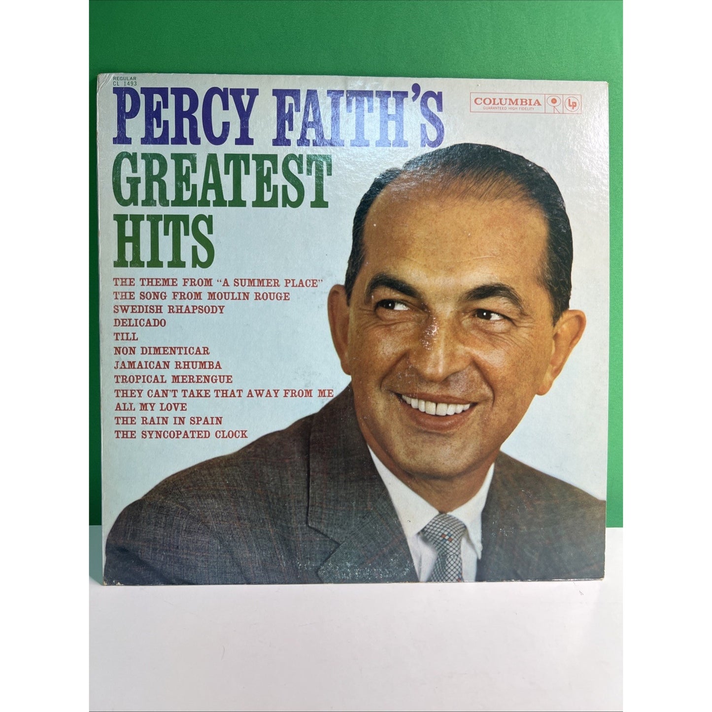 Lot of 2 PERCY FAITH & HIS ORCHESTRA For Those In Love & Greatest Hits LP Record